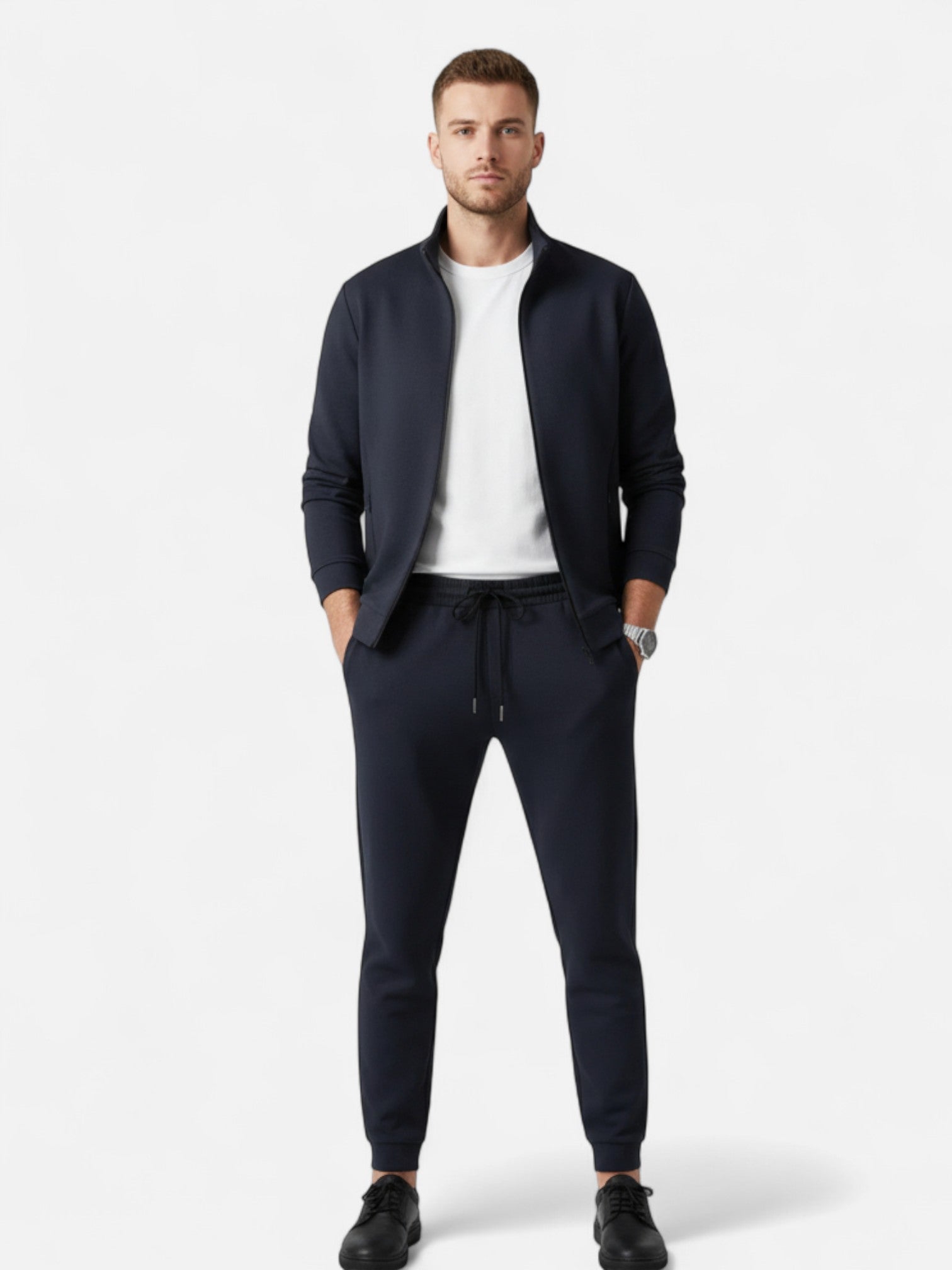 Maisonancien | Męski Gładki Dres – Elegancja w Prostocie