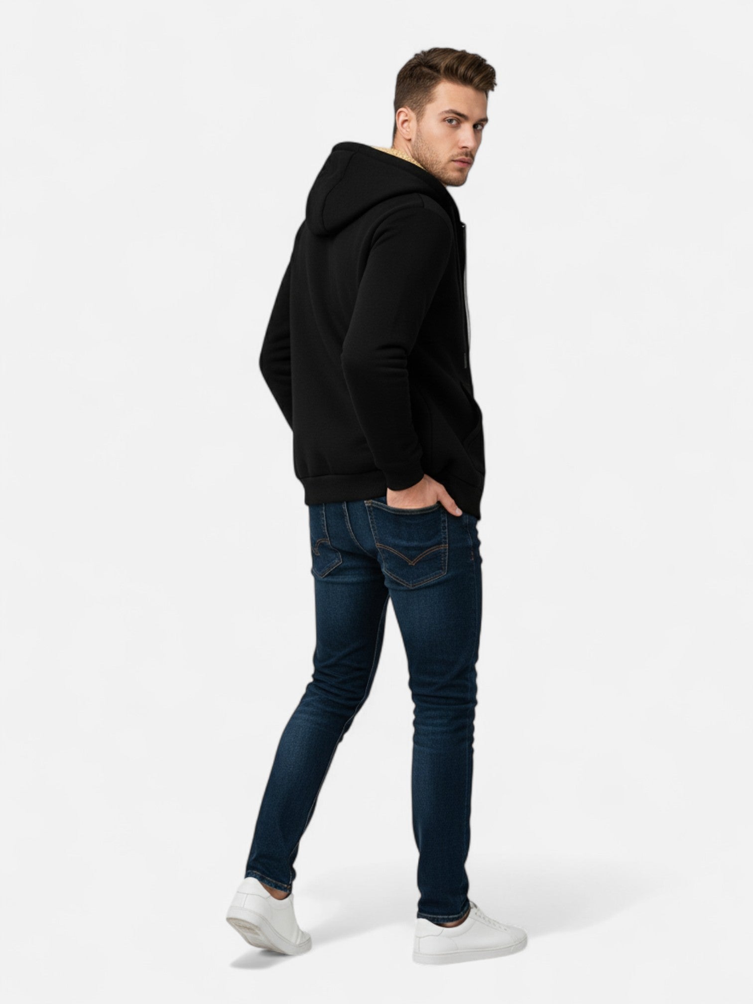 Maisonancien | Męska Kurtka Zimowa z Wełną Jagnięcą