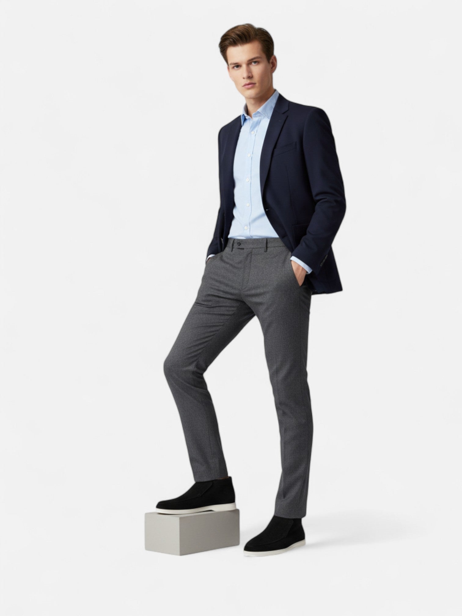 Maisonancien | Męskie Loafersy z Zamszu – Klasyczny Szyk