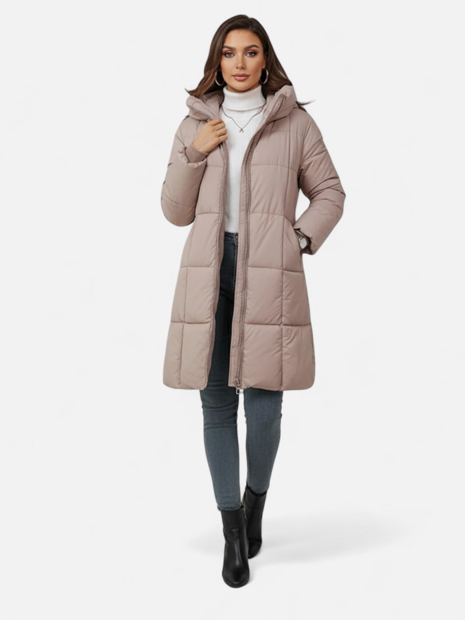 Maisonancien | Damska zimowa parka z grubym ociepleniem