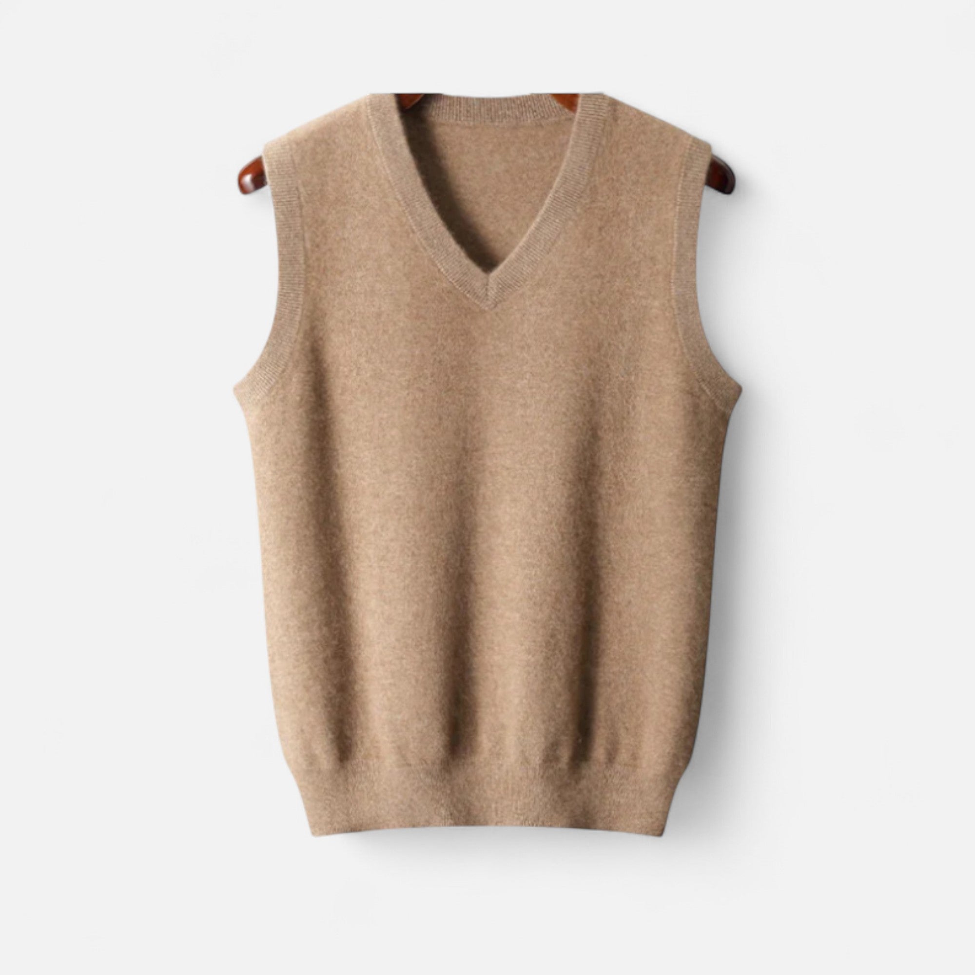 Maisonancien | Bezrękawnik Ellery z dzianiny Oxford Heritage