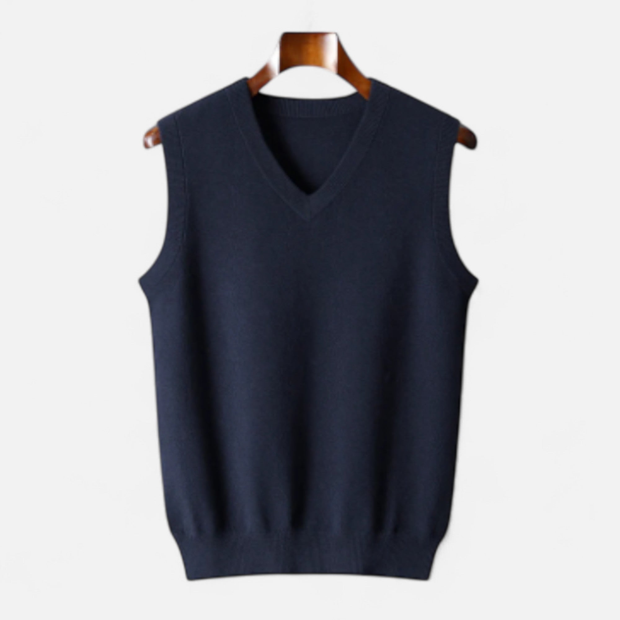 Maisonancien | Bezrękawnik Ellery z dzianiny Oxford Heritage