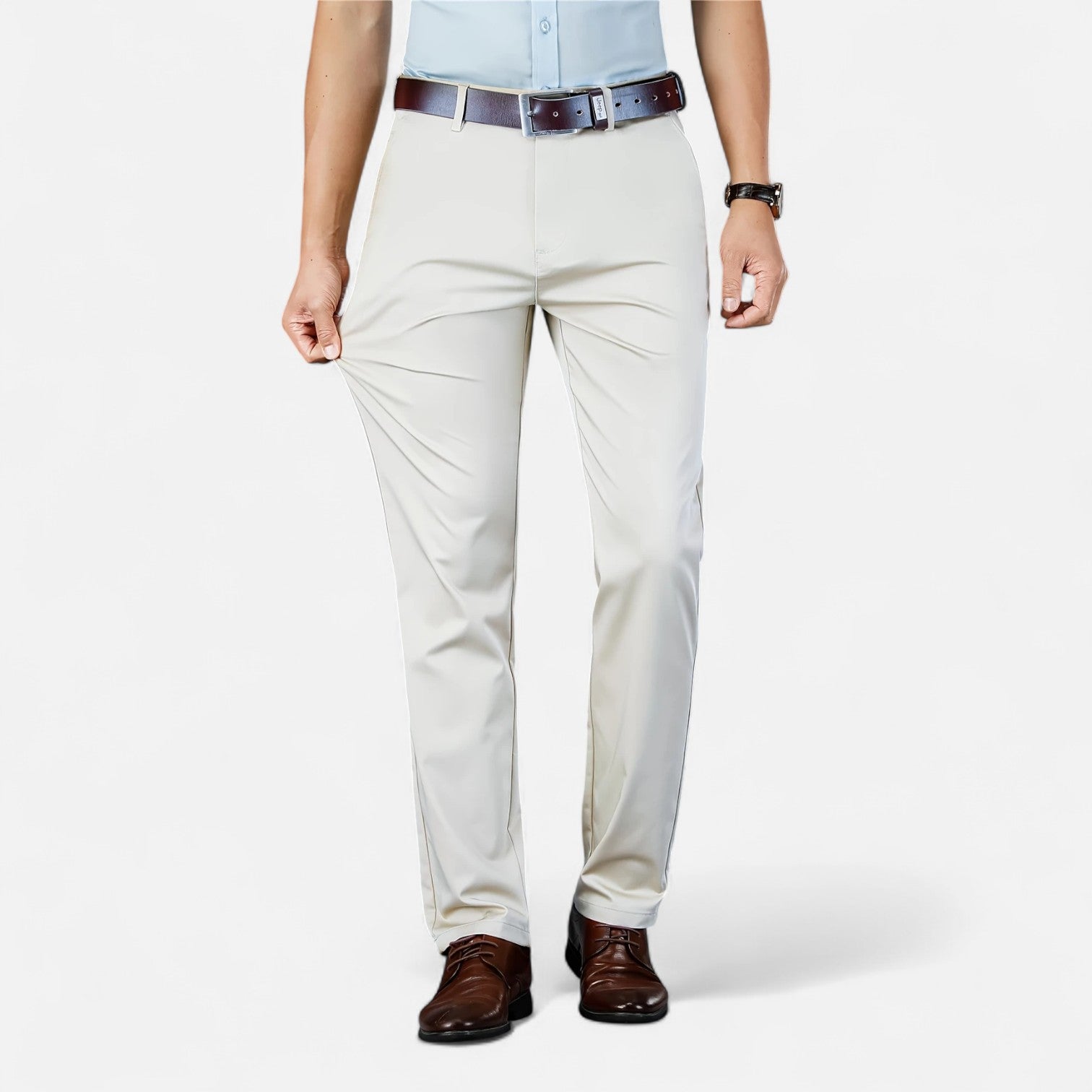 Maisonancien | Męskie spodnie business – styl angielski codzienny