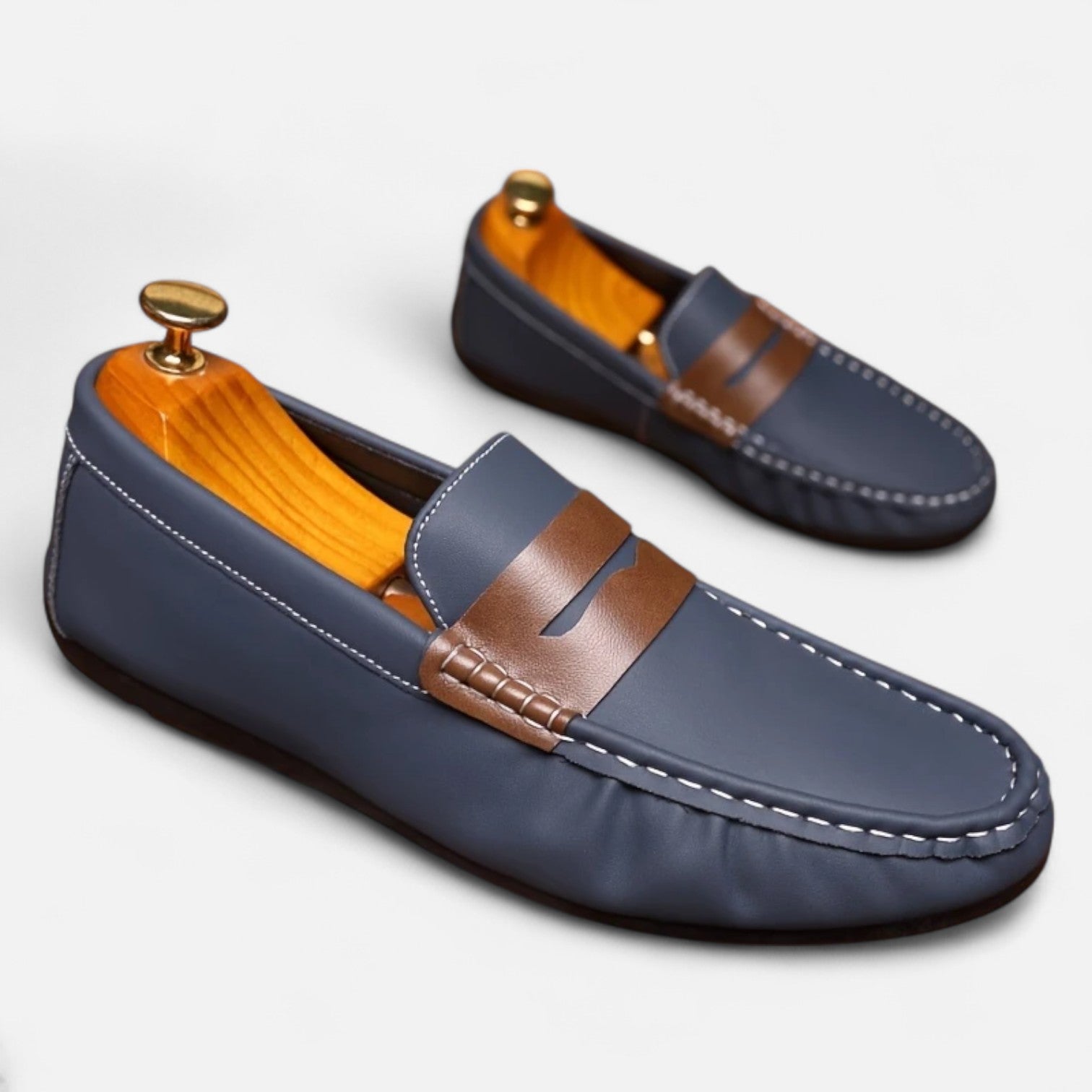 Maisonancien | Męskie penny loafers – klasyka i komfort