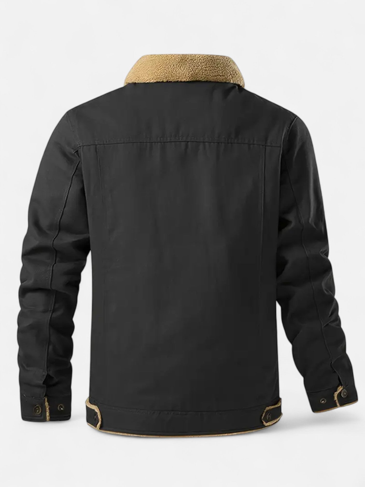 Maisonancien | Męska Kurtka Polarowa – Casual z Kieszeniami i Guzikami