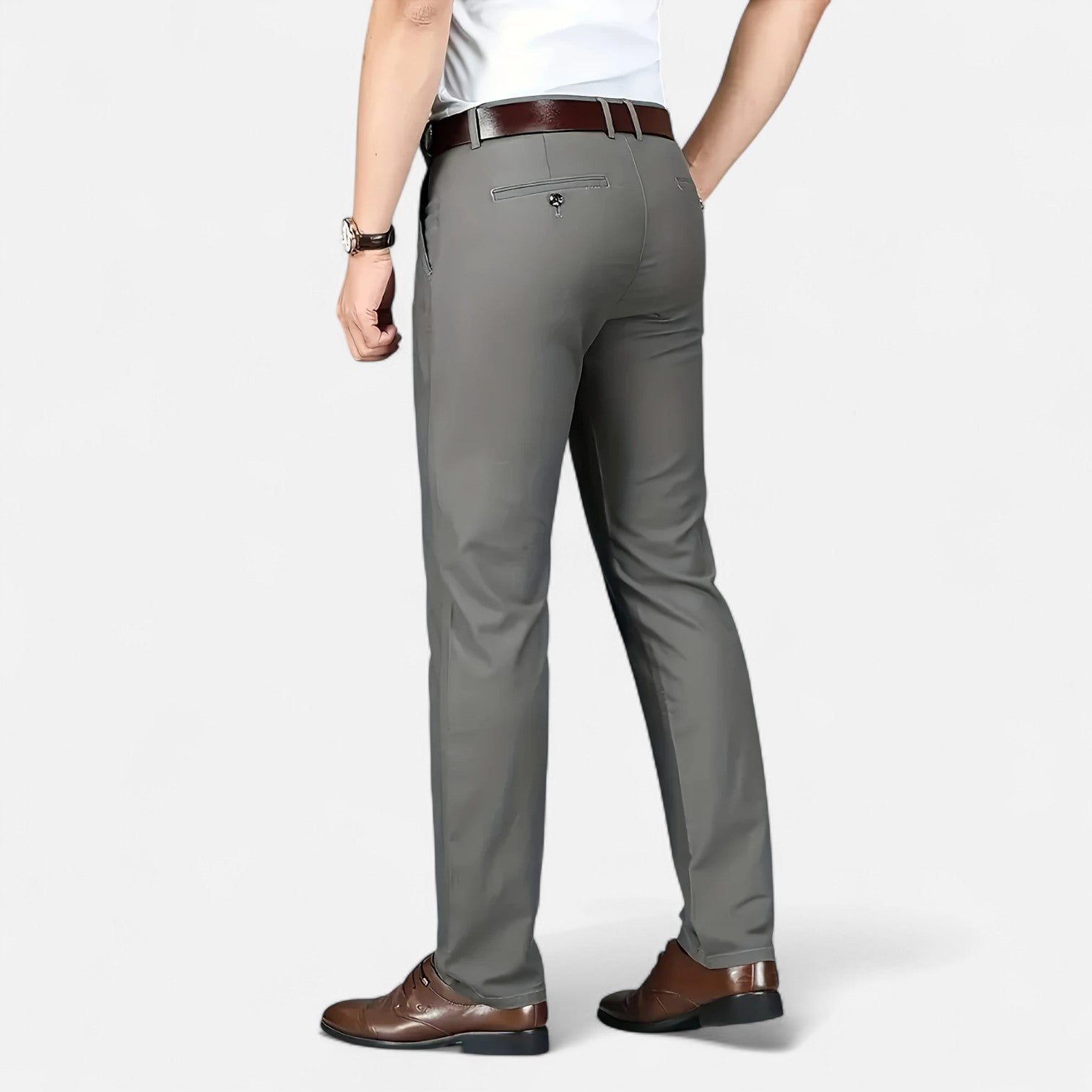 Maisonancien | Męskie spodnie business – styl angielski codzienny