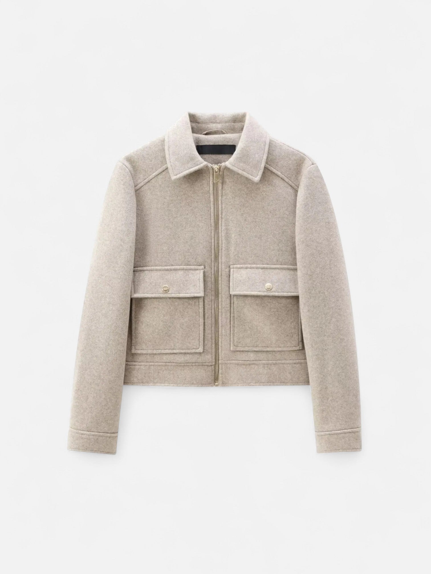 Maisonancien | Damska kurtka zapinana na zamek z poliestru