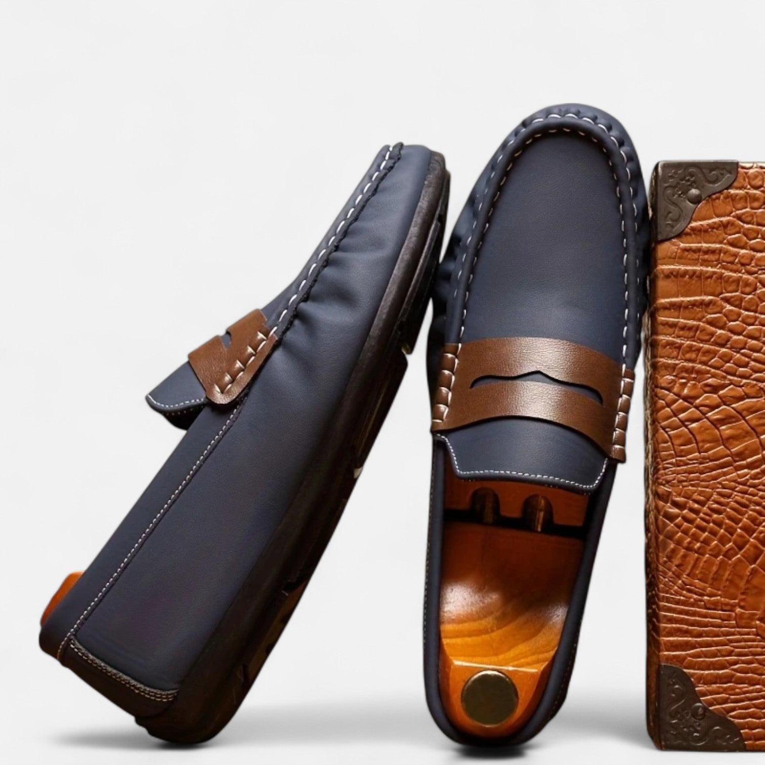 Maisonancien | Męskie penny loafers – klasyka i komfort