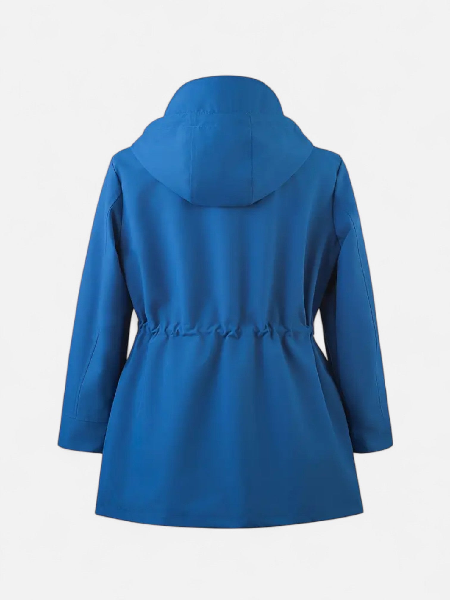 Maisonancien | Damski Płaszcz z Kapturem – Casual z Troczkiem w Pasie