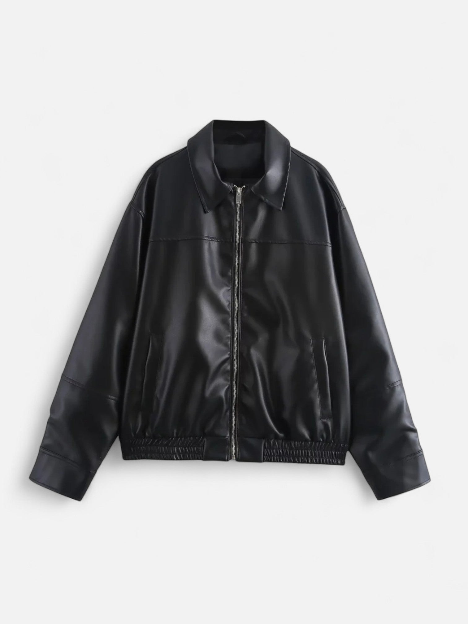 Maisonancien | Damska kurtka pilotka z imitacji skóry