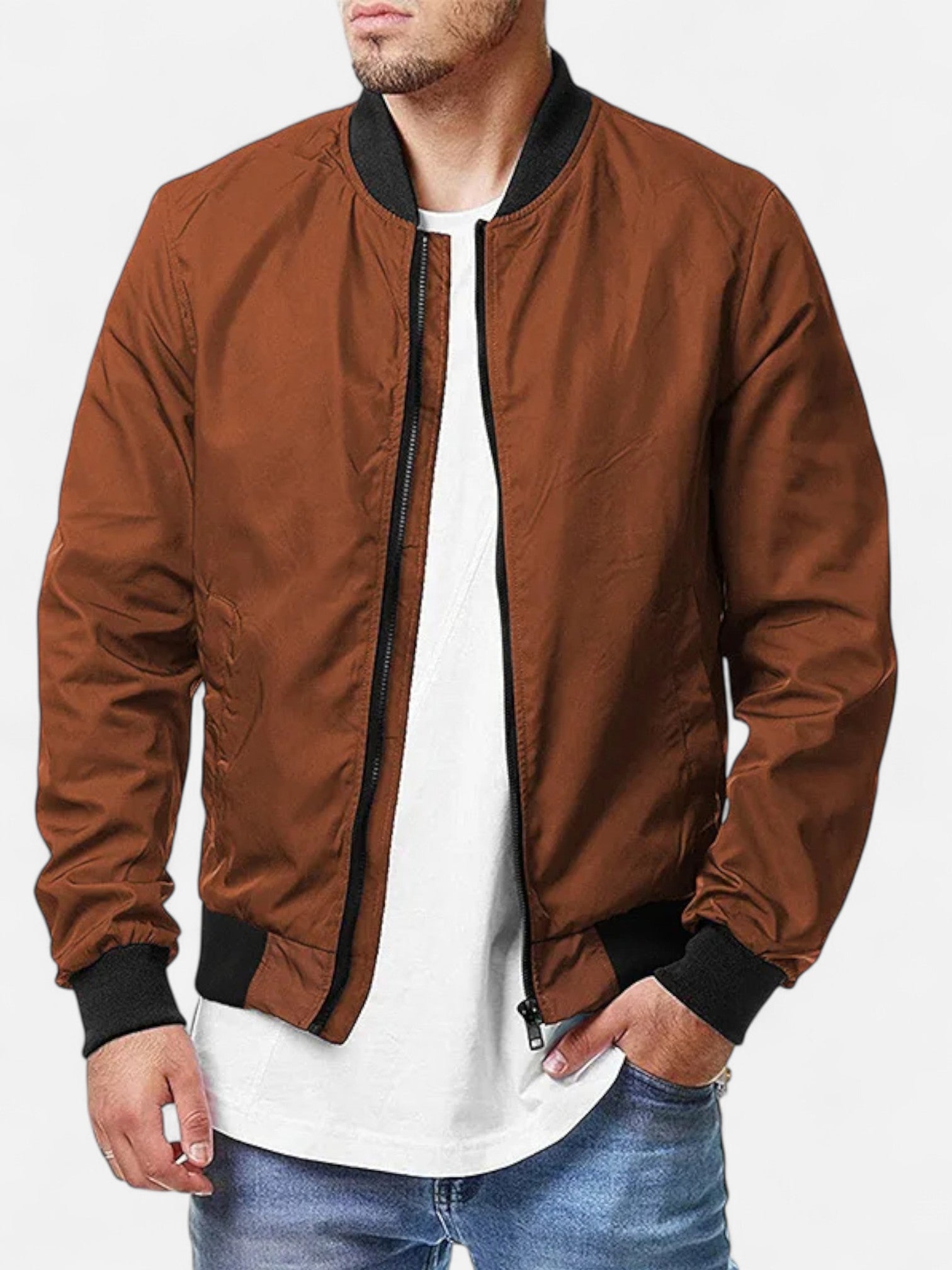 Maisonancien | Męska Kurtka Bomber – Klasyczna Elegancja