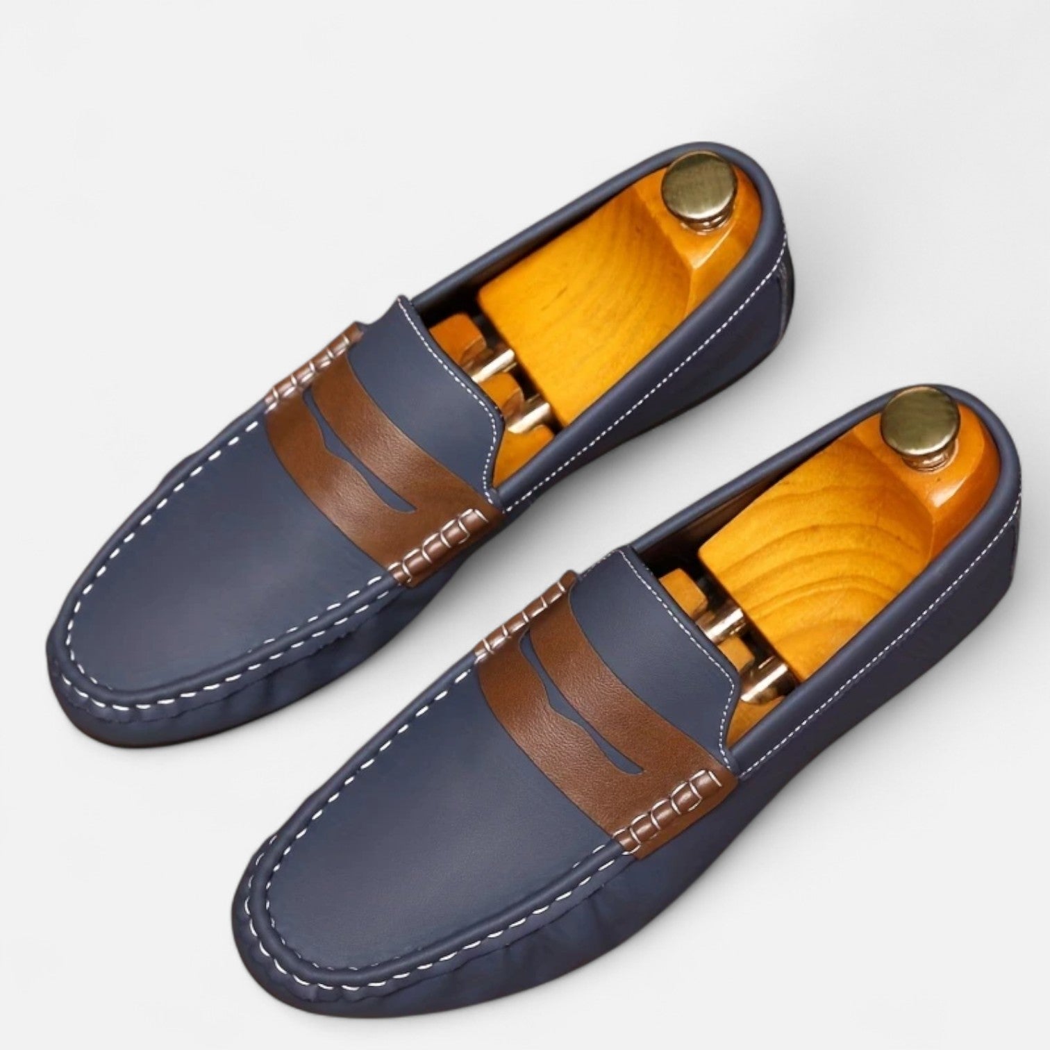 Maisonancien | Męskie penny loafers – klasyka i komfort