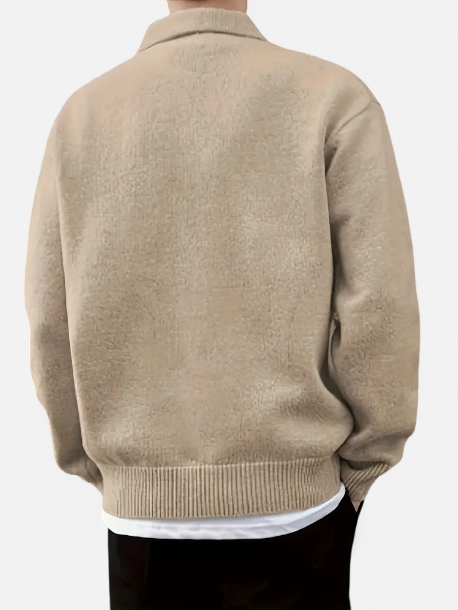 Maisonancien | Męska Kurtka Pikowana – Zimowa z Podszyciem Polarowym