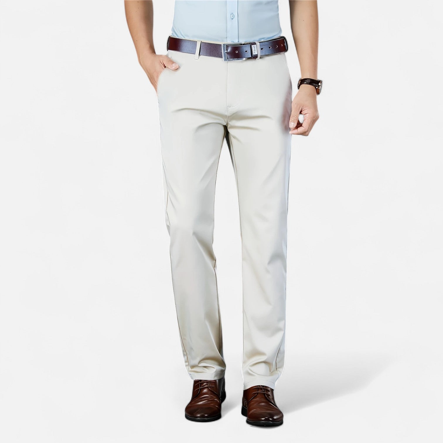 Maisonancien | Męskie spodnie business – styl angielski codzienny