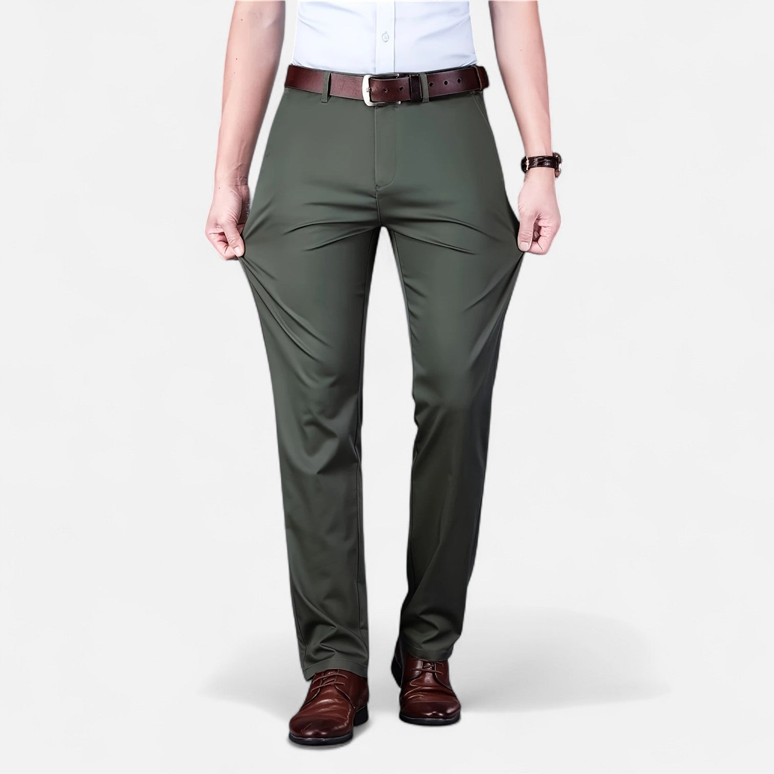 Maisonancien | Męskie spodnie business – styl angielski codzienny