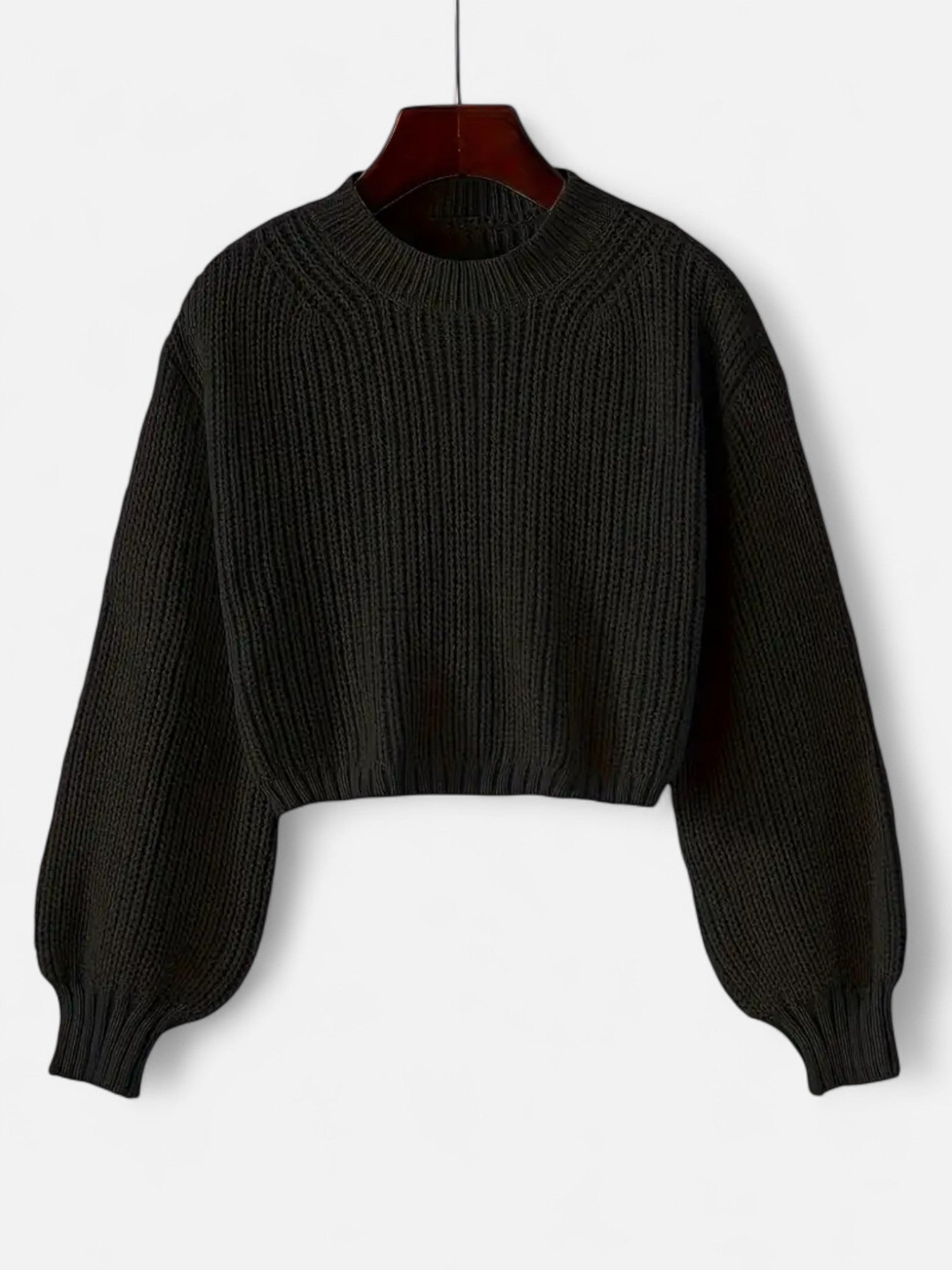 Maisonancien | Damski sweter z bufiastymi rękawami