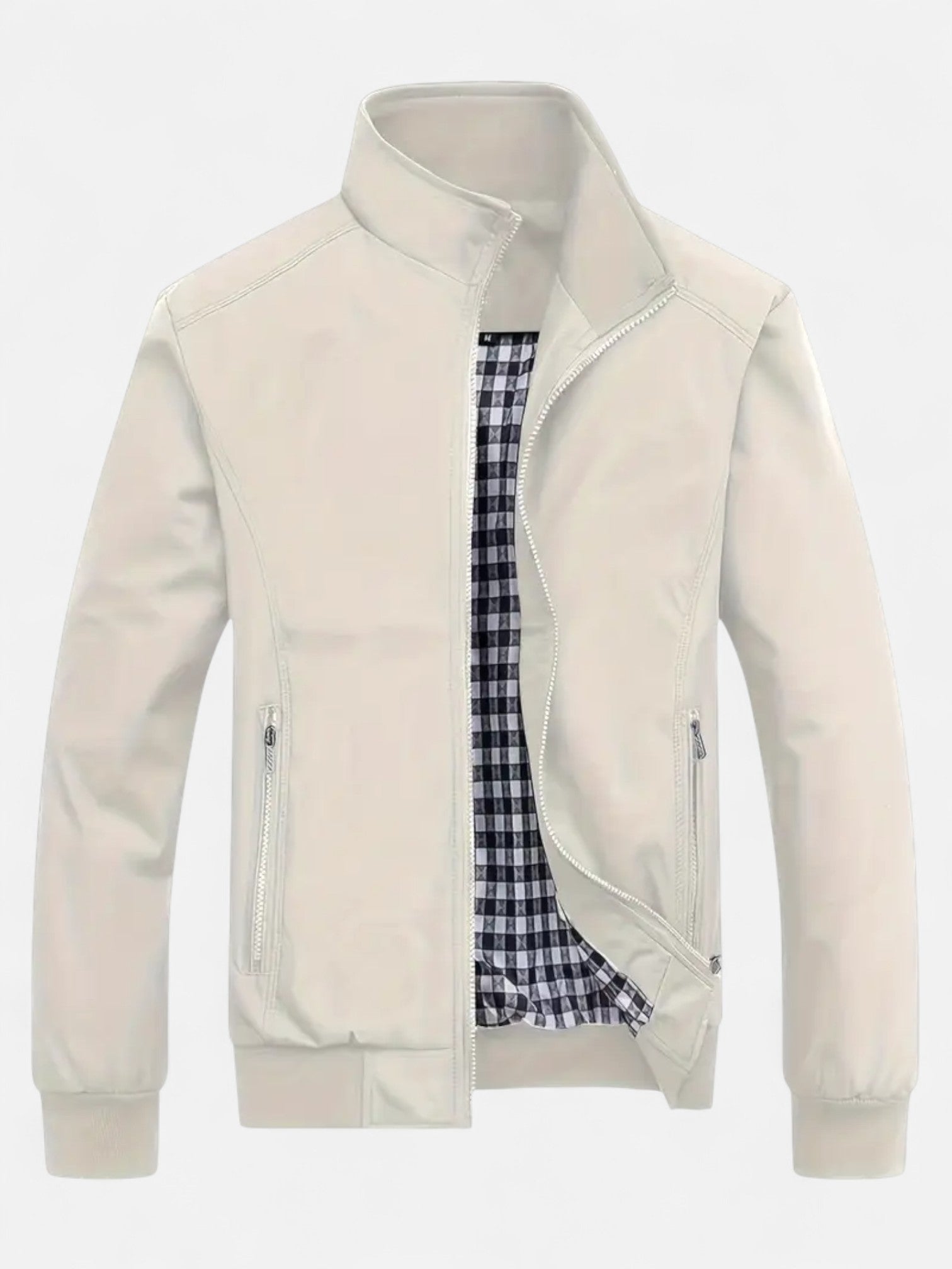 Maisonancien | Męska bomberka w odcieniu jasnej szarości