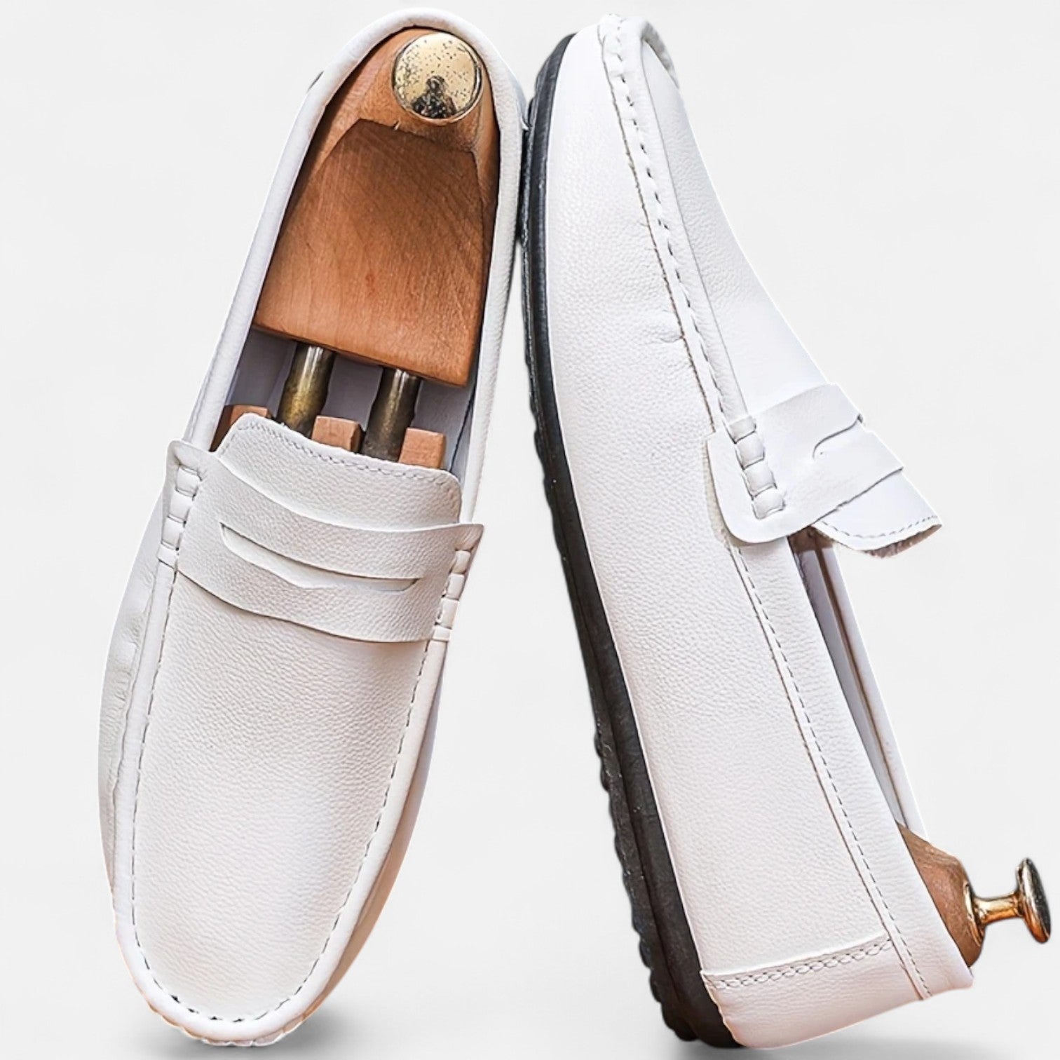 Maisonancien | Męskie penny loafers – klasyka i komfort