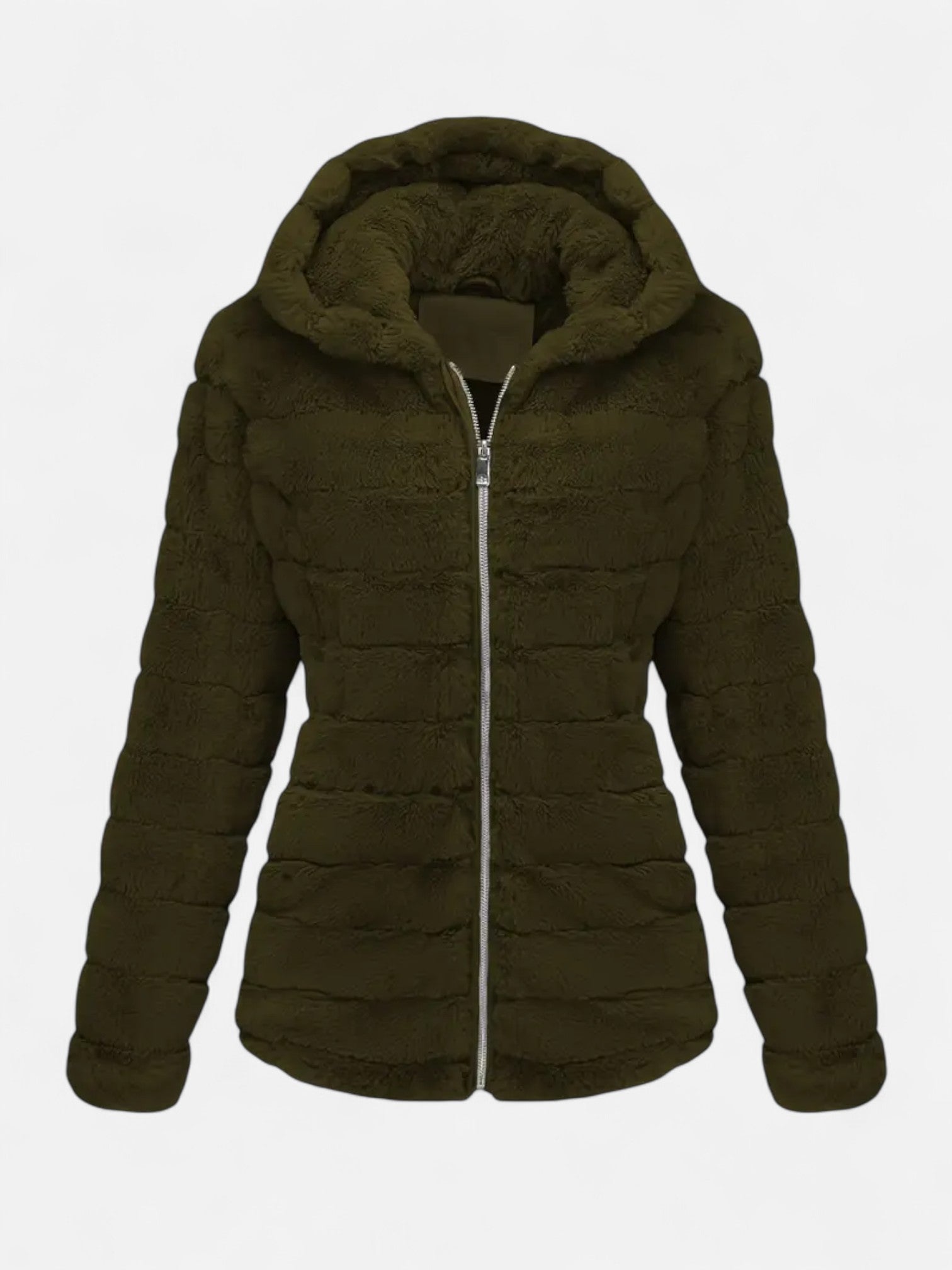 Maisonancien | Damska kurtka zimowa z kapturem z futerkiem