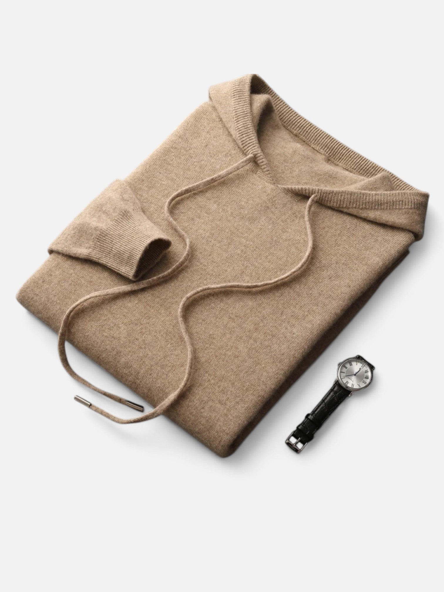 Maisonancien | Męska bluza z kapturem z wełny merino