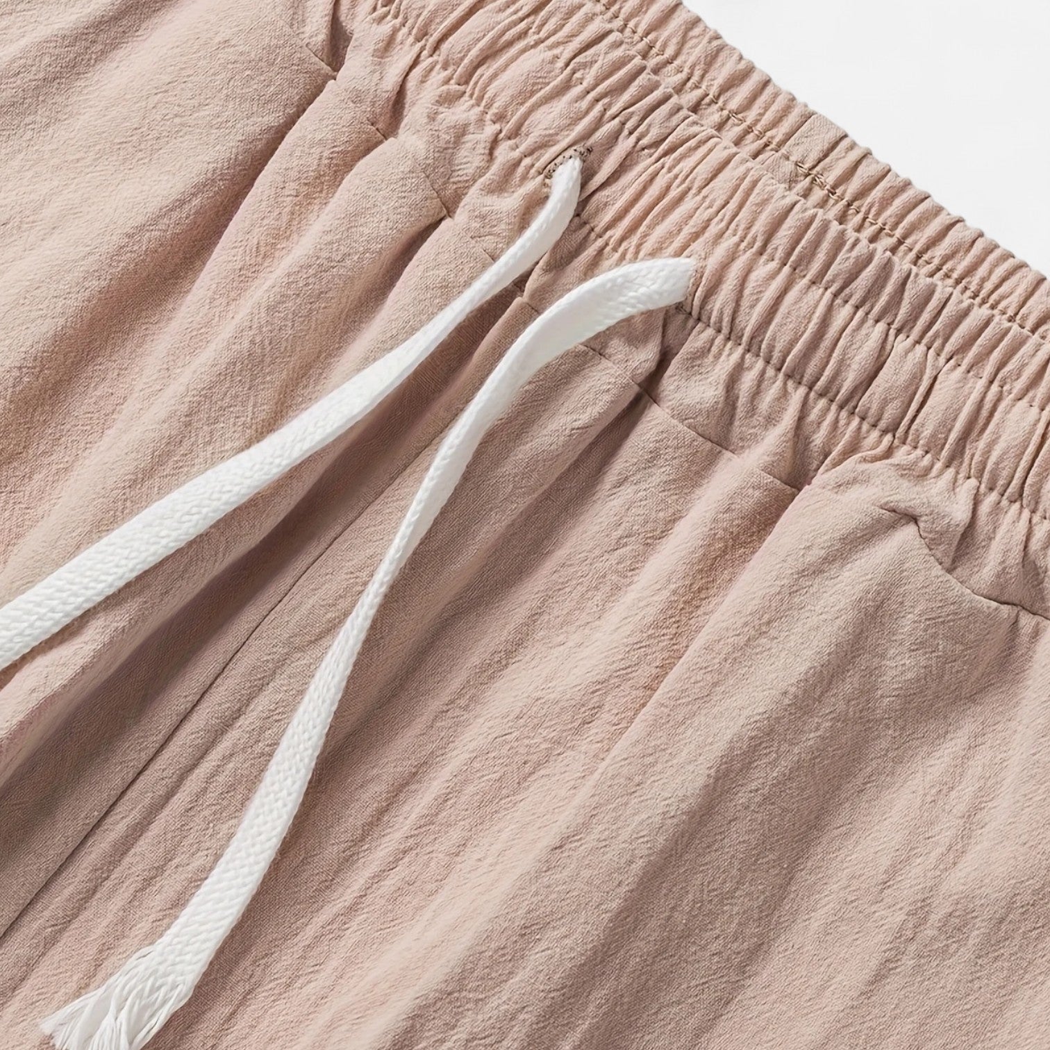 Maisonancien | Męskie spodnie lin & coton – nadmorski minimalizm