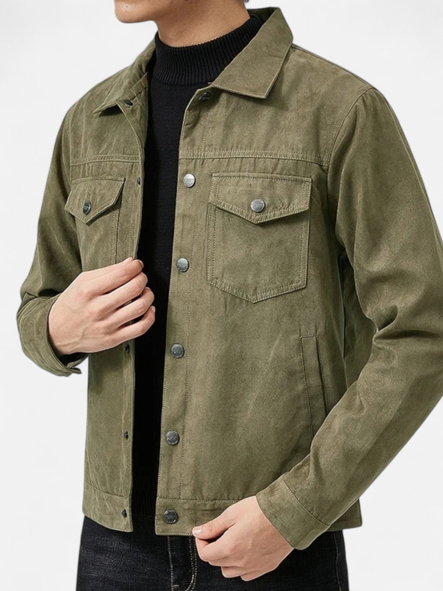 Maisonancien | Męska Marynarka Workwear Slim – Klasyczny Rewers