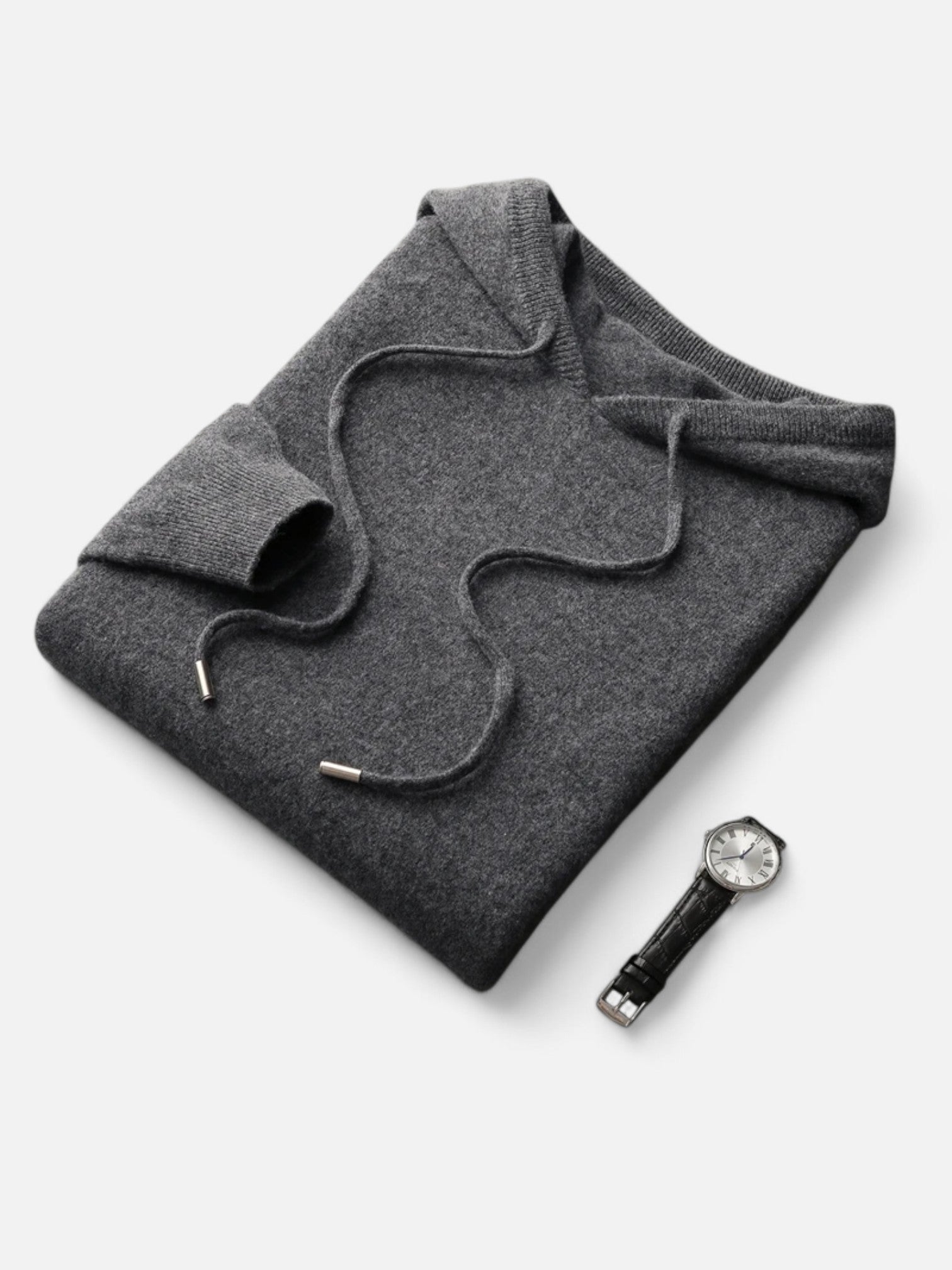 Maisonancien | Męska bluza z kapturem z wełny merino