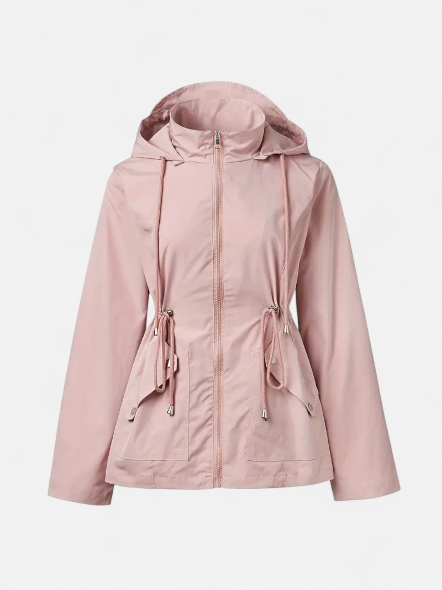 Maisonancien | Damski trencz z kapturem i troczkiem