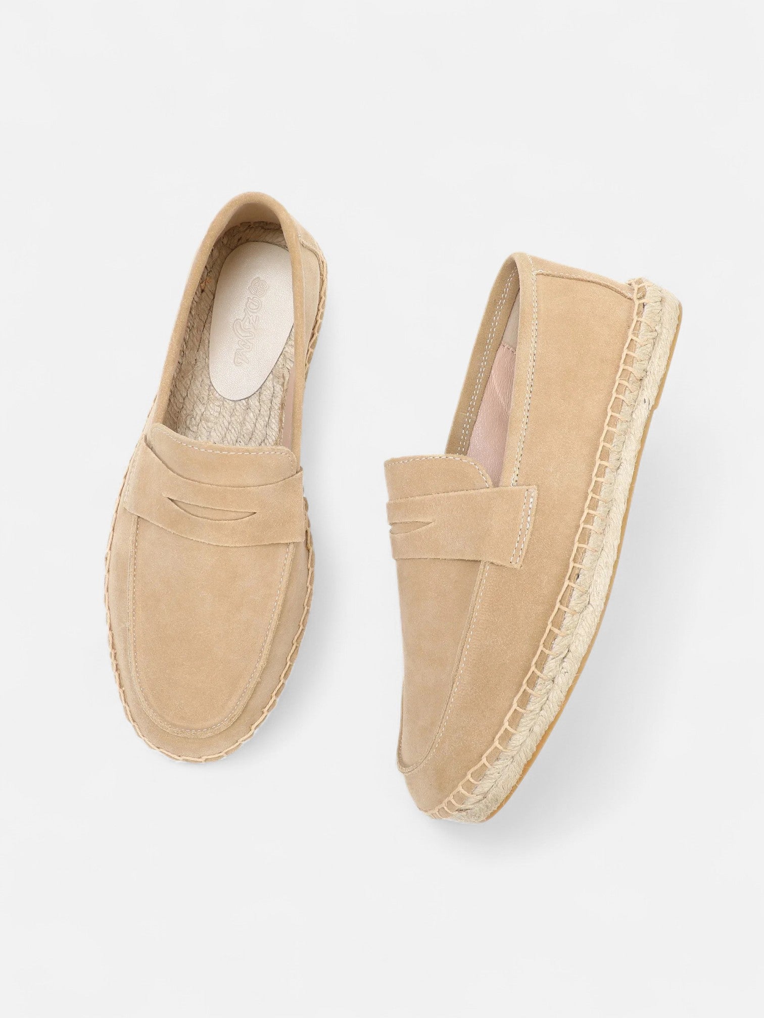 Maisonancien | Męskie espadryle z juty i zamszu bydlęcego