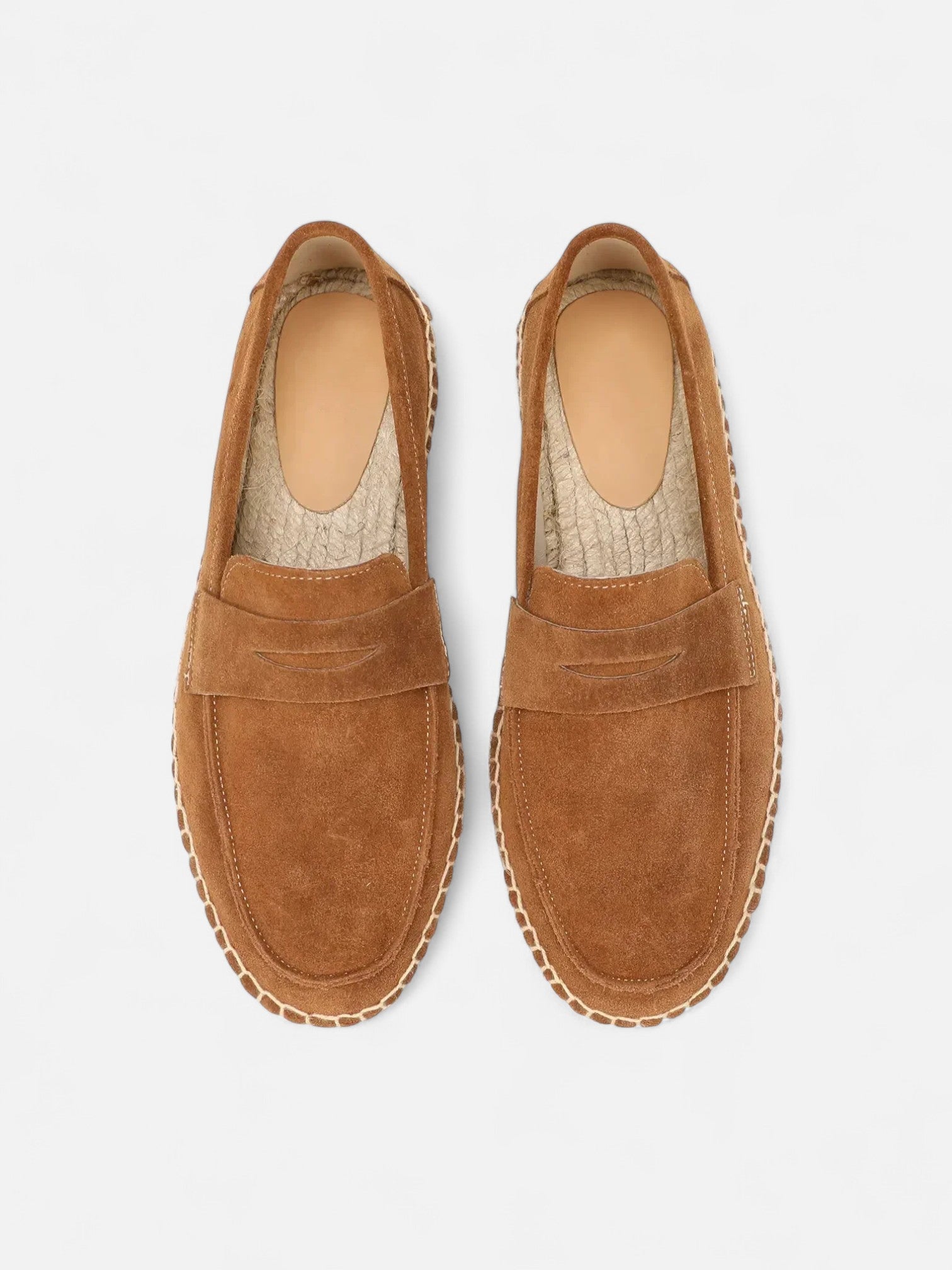 Maisonancien | Męskie espadryle z juty i zamszu bydlęcego