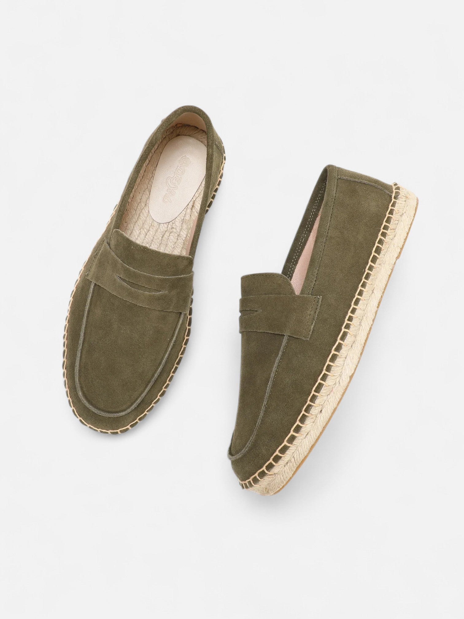 Maisonancien | Męskie espadryle z juty i zamszu bydlęcego