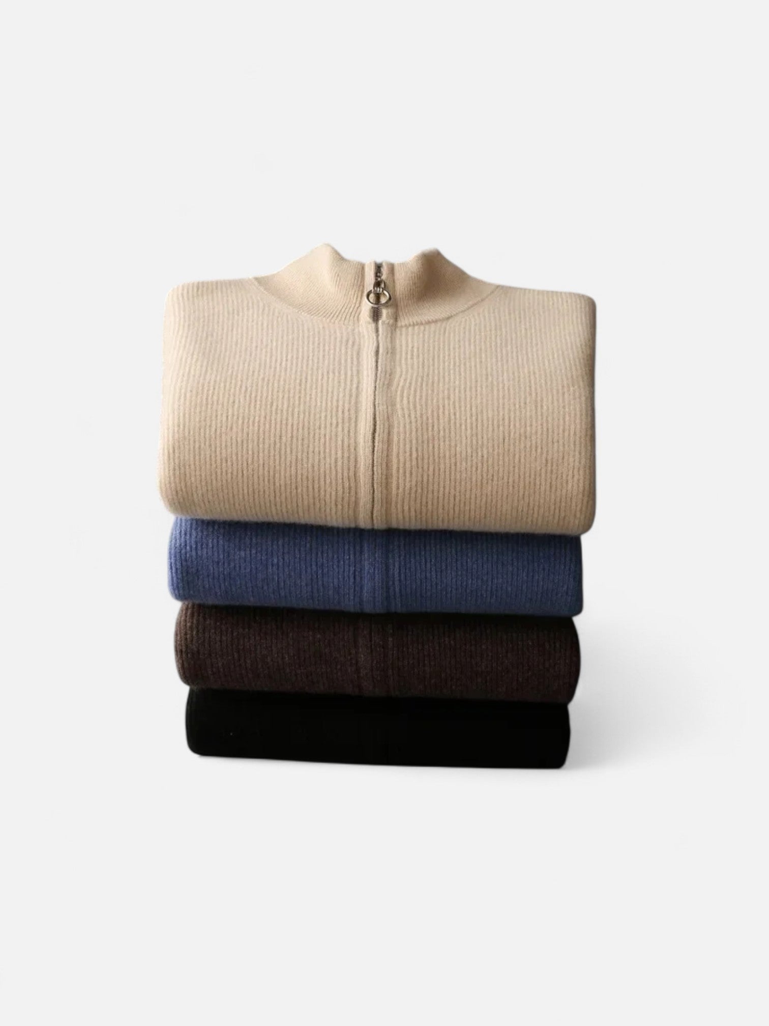 Maisonancien | Męski kardigan z wełny 100% na zamek