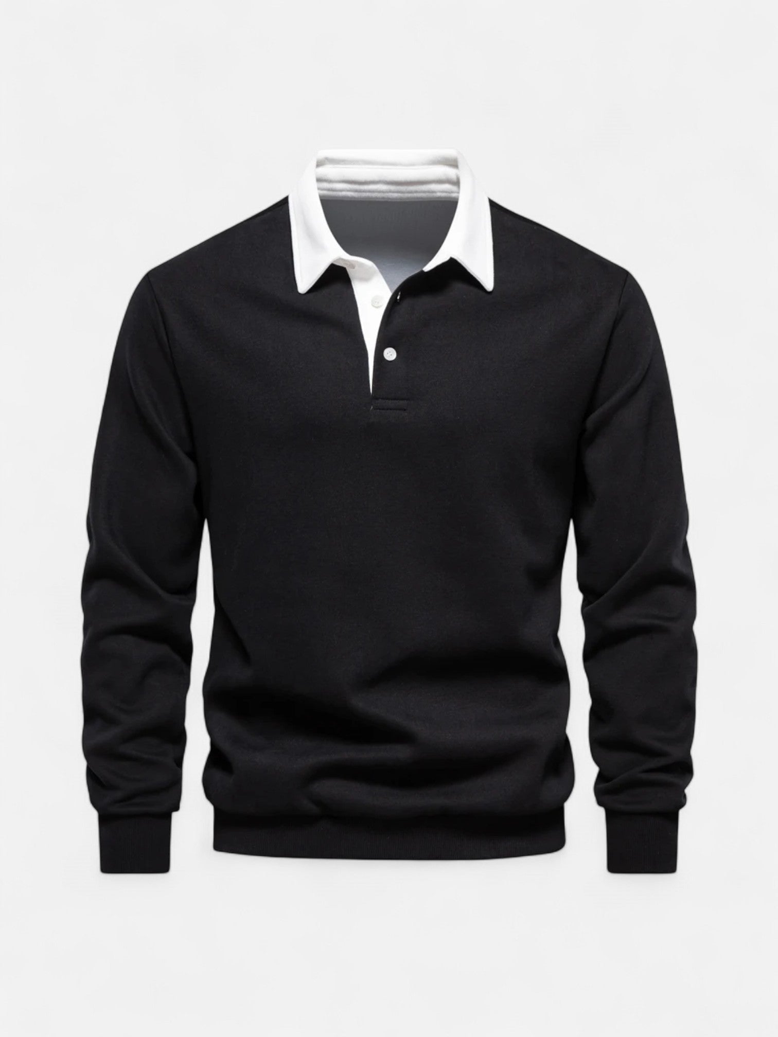 Maisonancien | Męska bluza polo z kołnierzem