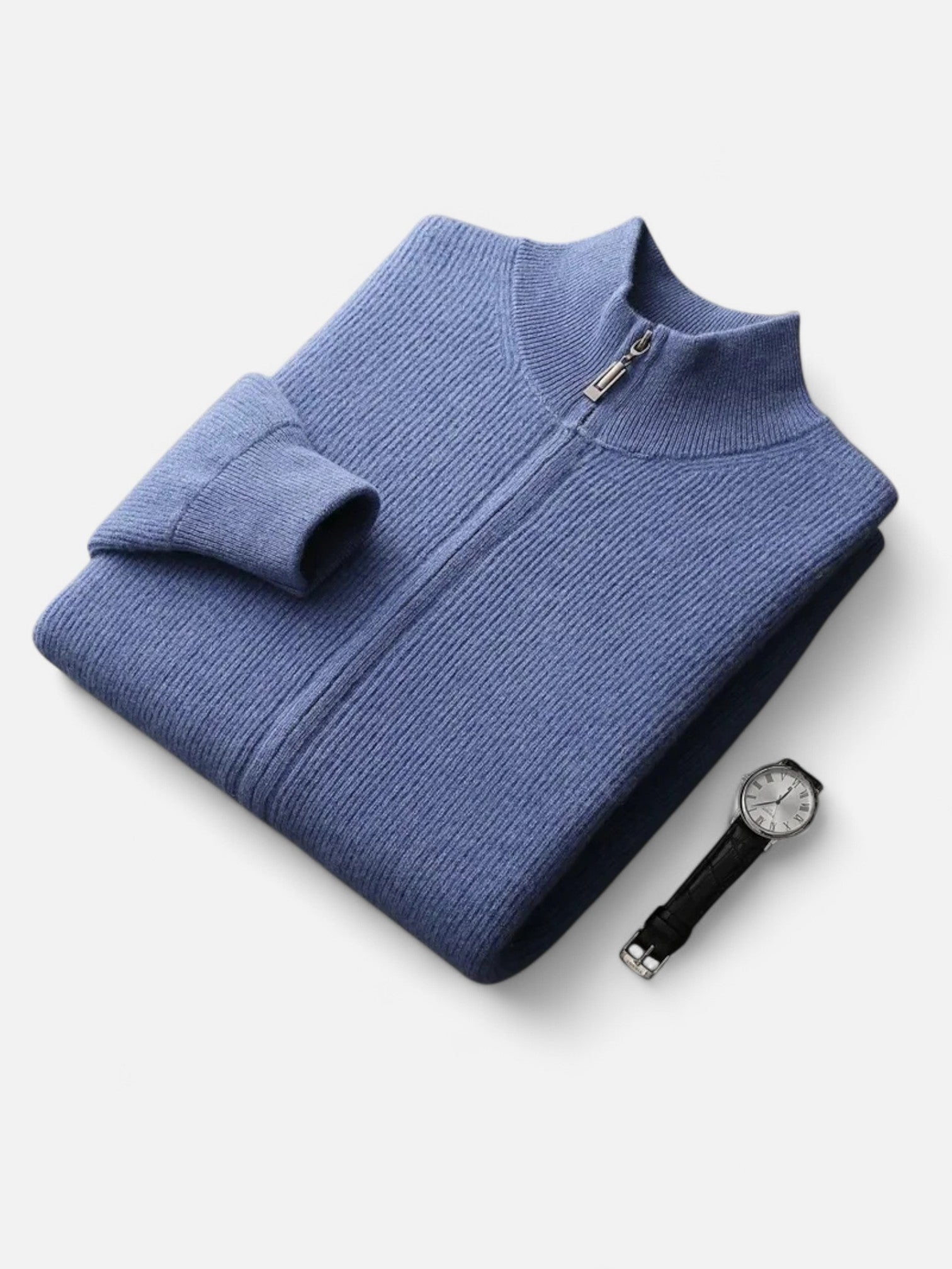 Maisonancien | Męski kardigan z wełny 100% na zamek