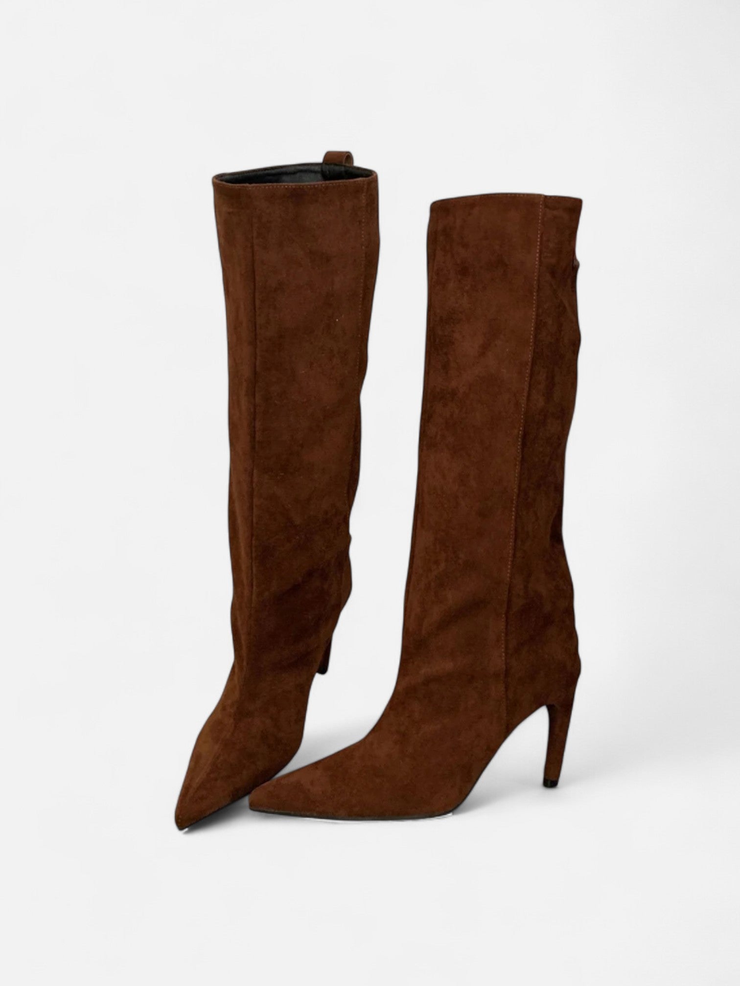 Maisonancien | Damskie kozaki na cienkim obcasie z noskiem w szpic