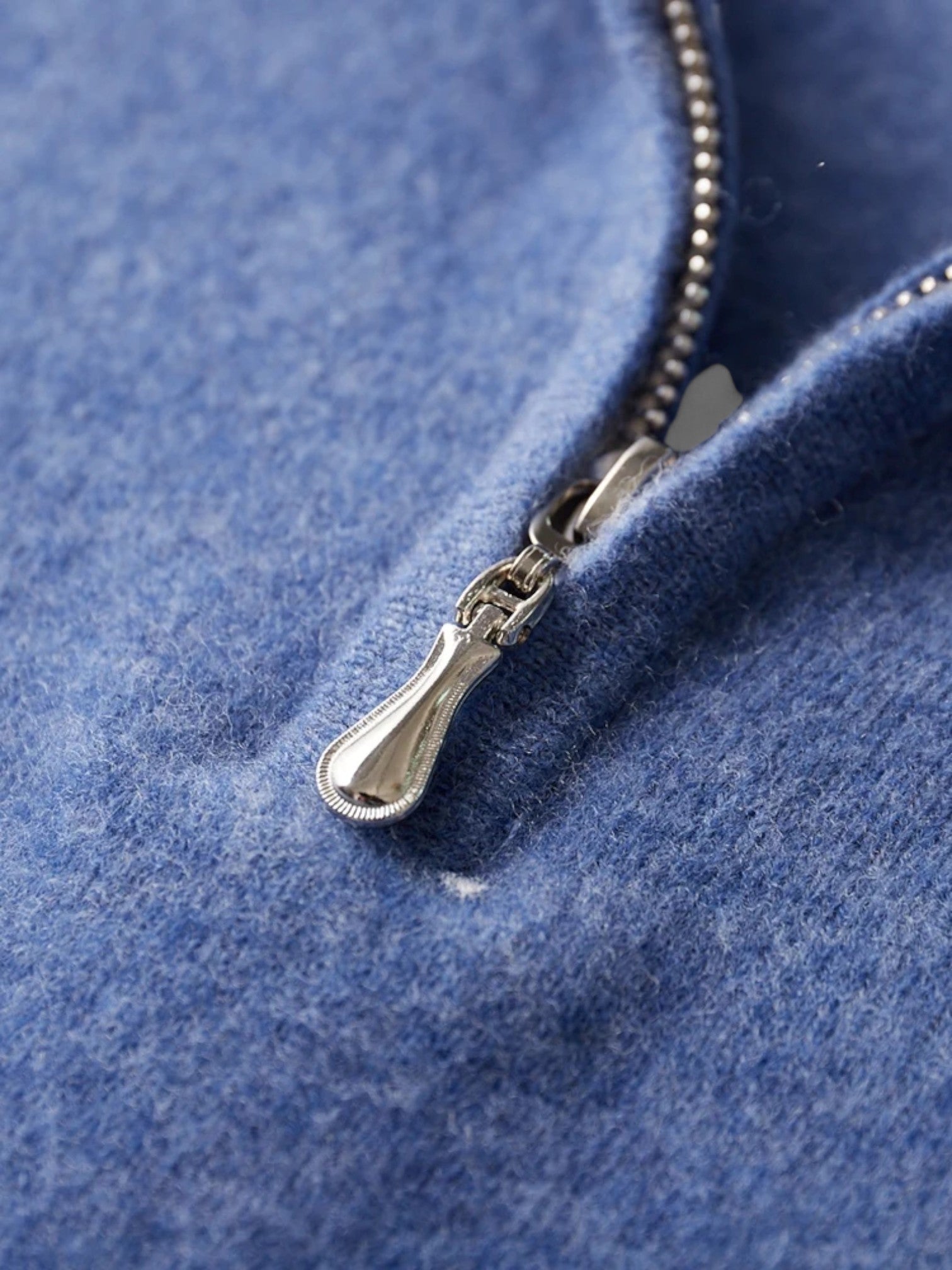 Maisonancien | Męski wełniany sweter polo z kaszmirem