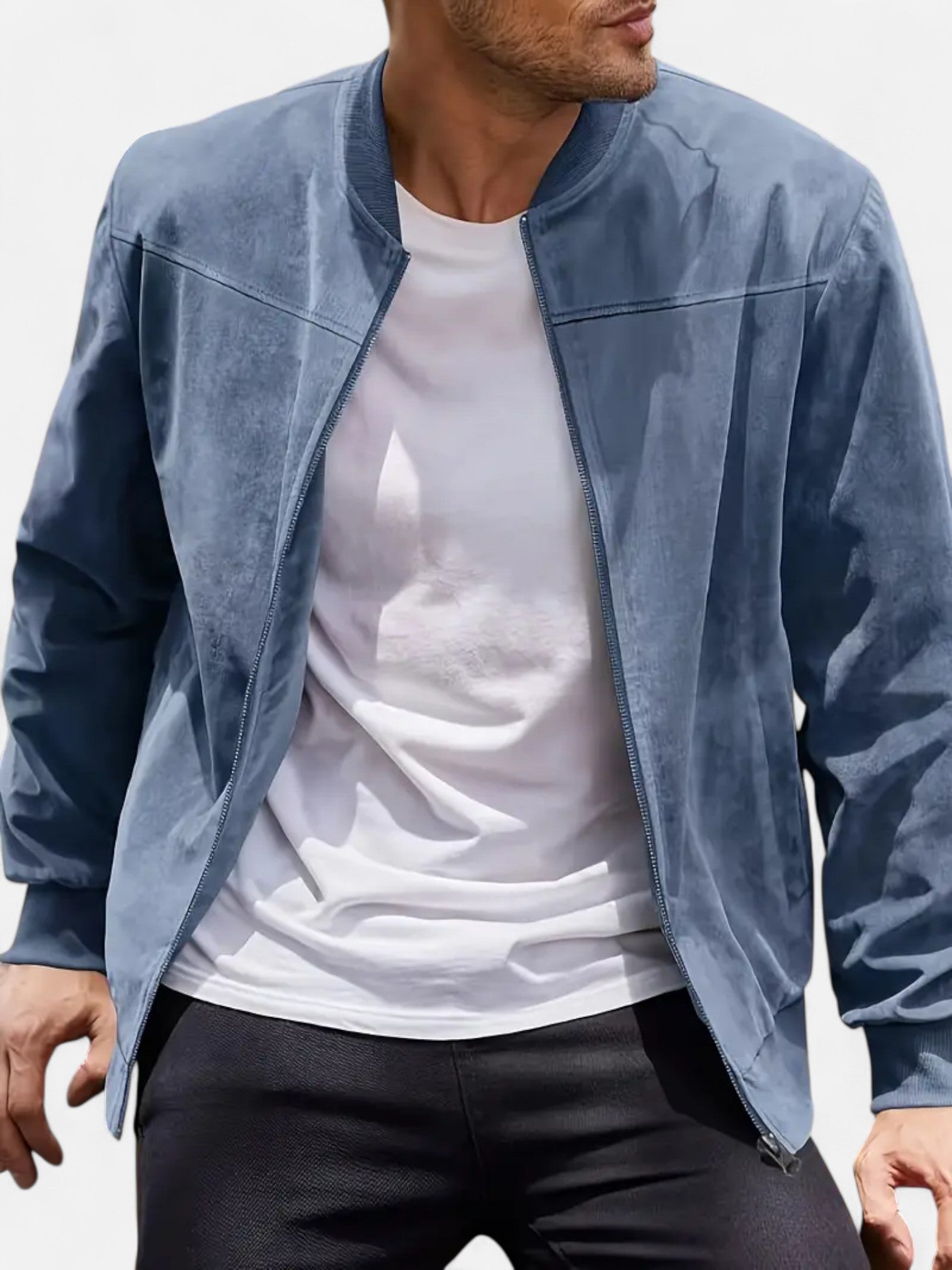 Maisonancien | Męska Kurtka Aksamitna – Casual Retro na Zamek