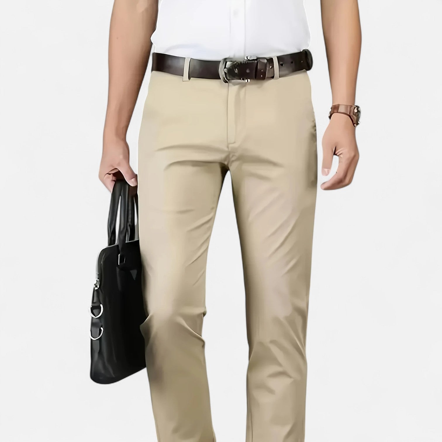 Maisonancien | Męskie spodnie business – styl angielski codzienny