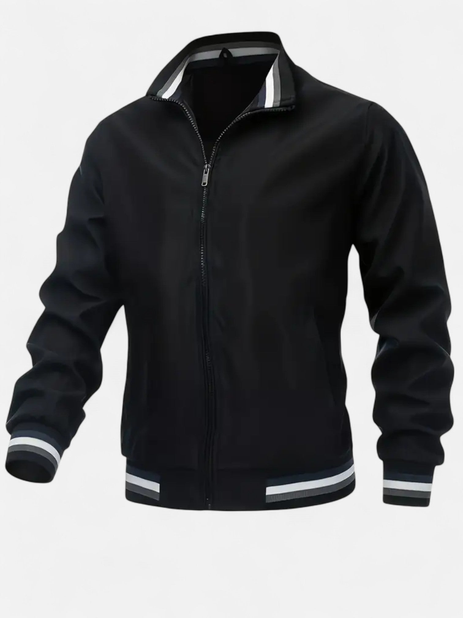 Maisonancien | Męska kurtka bomber z kołnierzem stójką