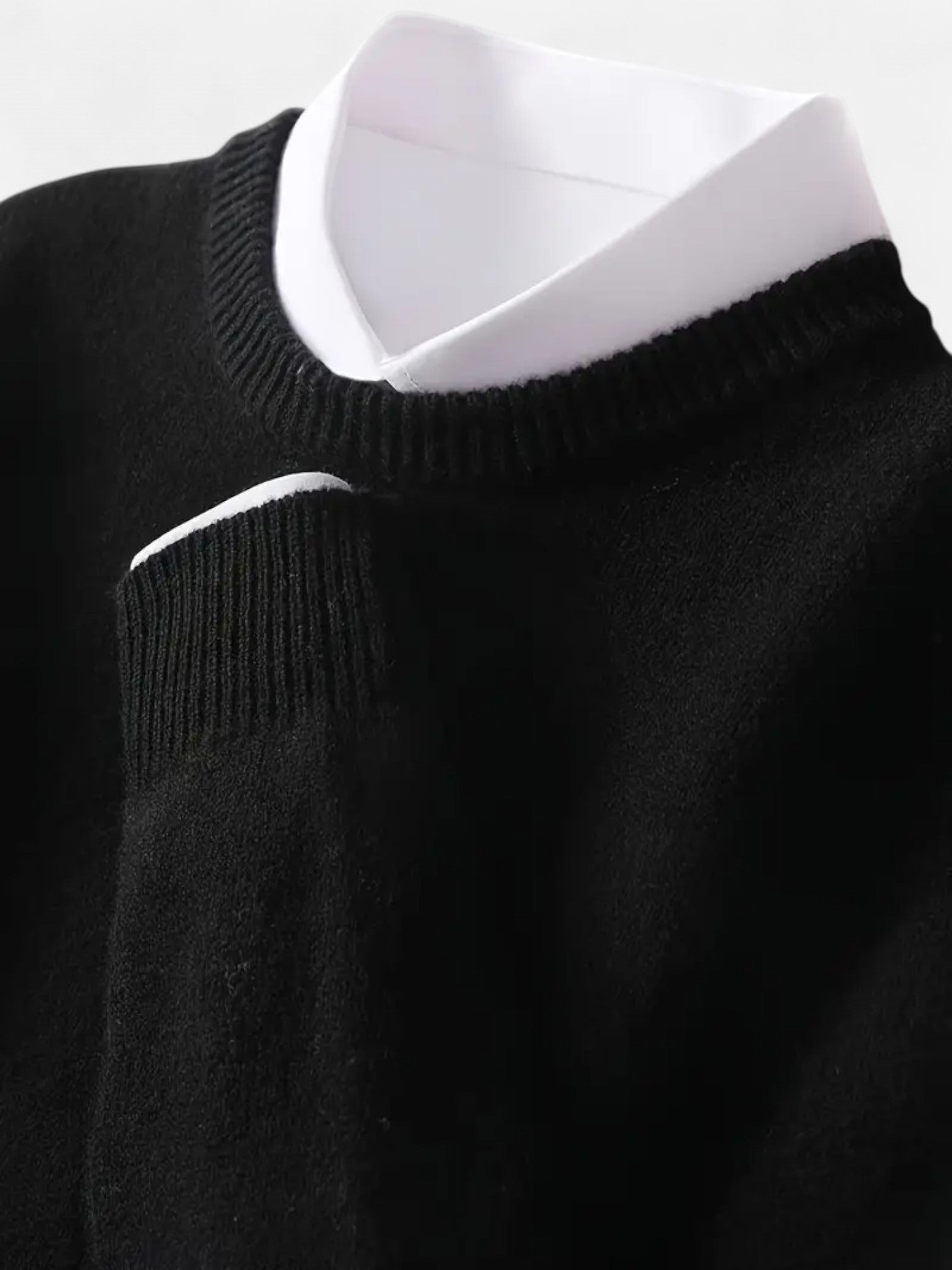 Maisonancien | Męski Sweter Crew Neck – Klasyka Jesień/Zima