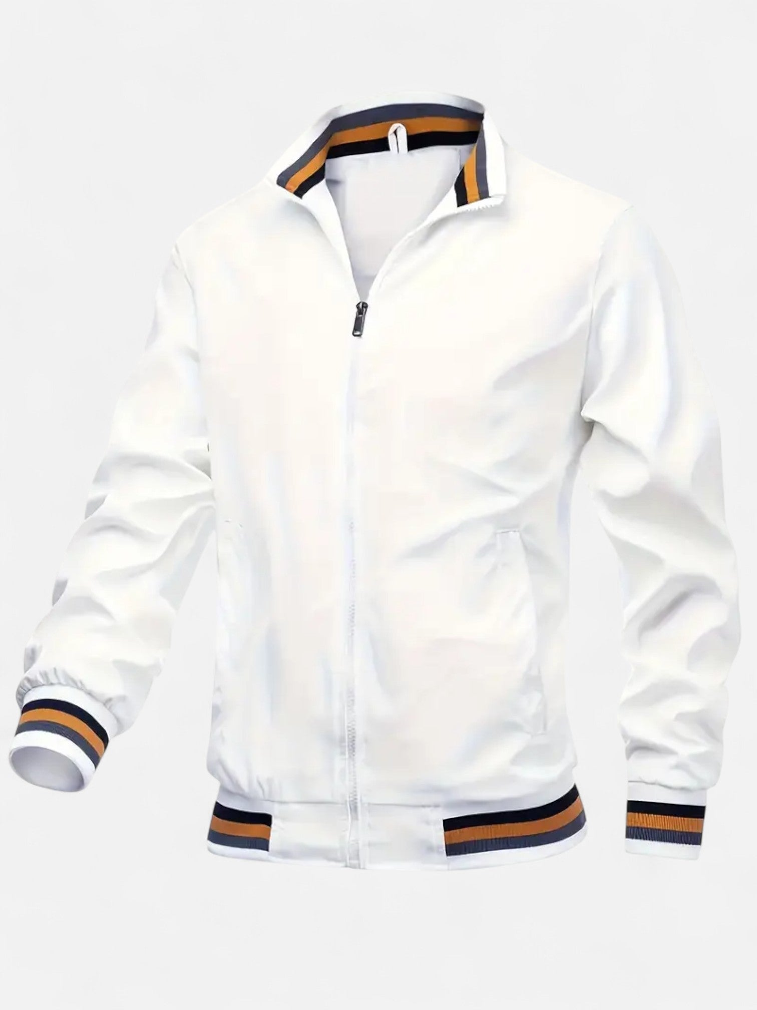 Maisonancien | Męska kurtka bomber z kołnierzem stójką