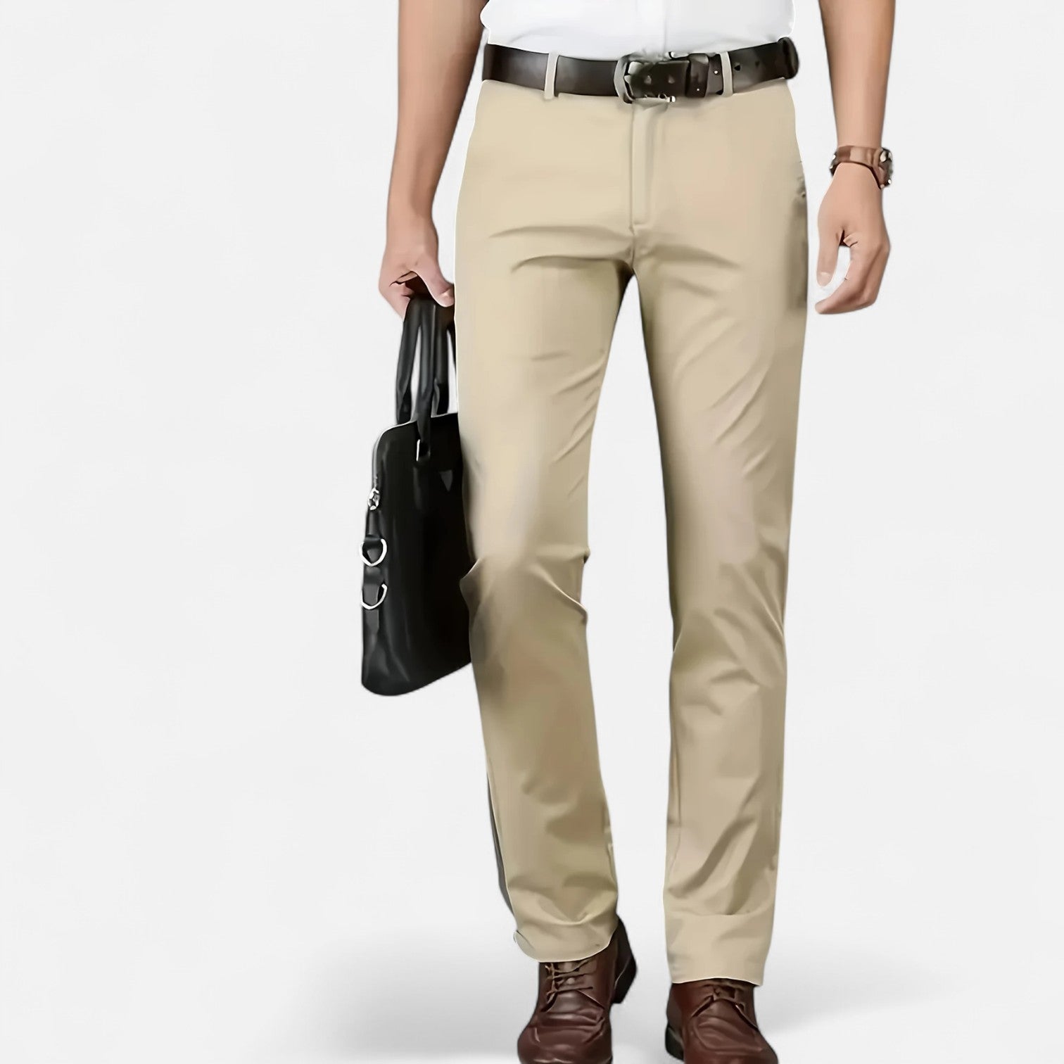 Maisonancien | Męskie spodnie business – styl angielski codzienny