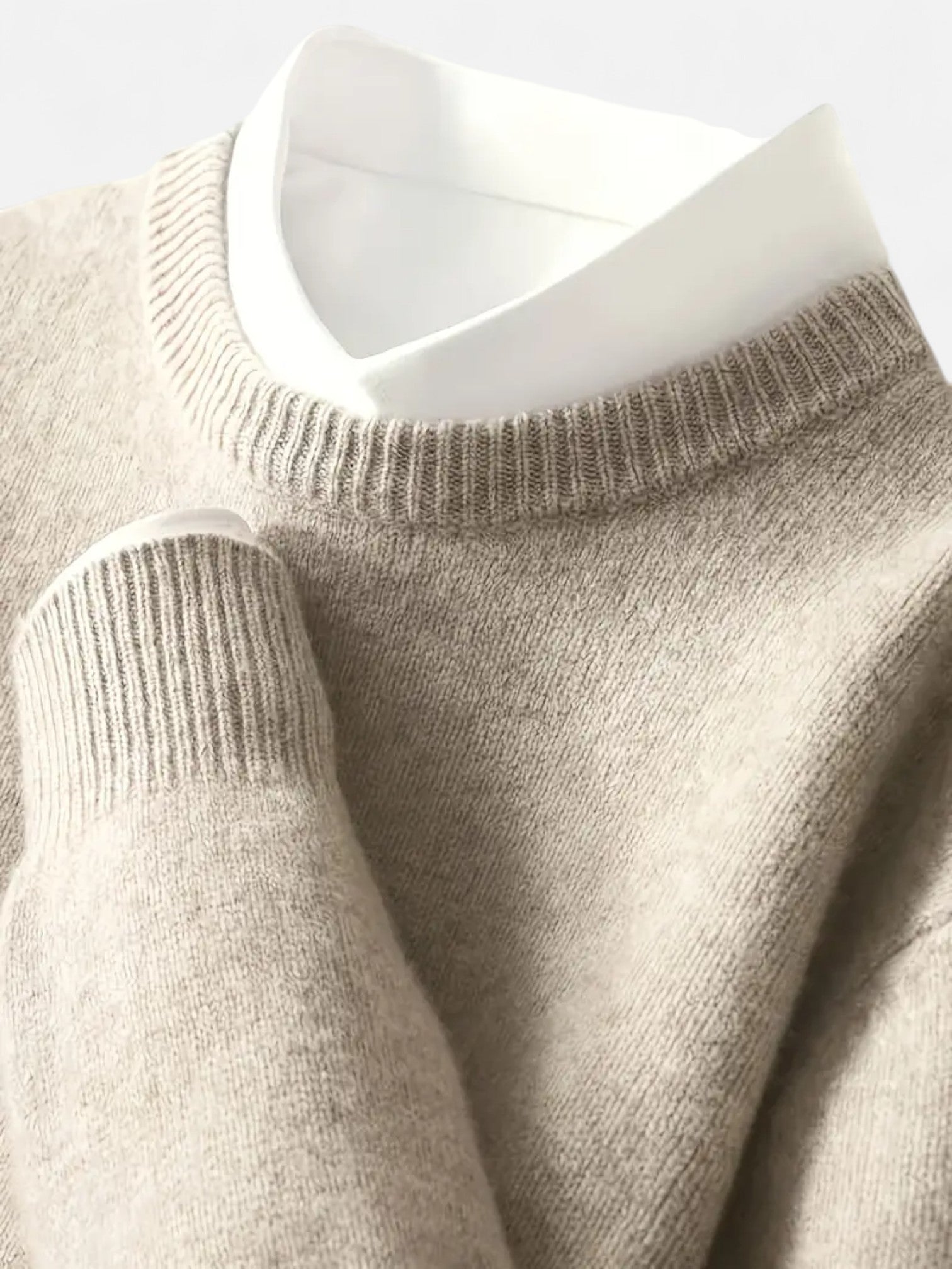 Maisonancien | Męski Sweter Crew Neck – Klasyka Jesień/Zima