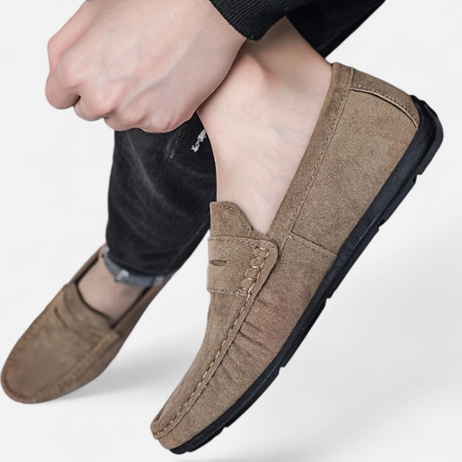 Maisonancien | Męskie penny loafers – klasyka i komfort