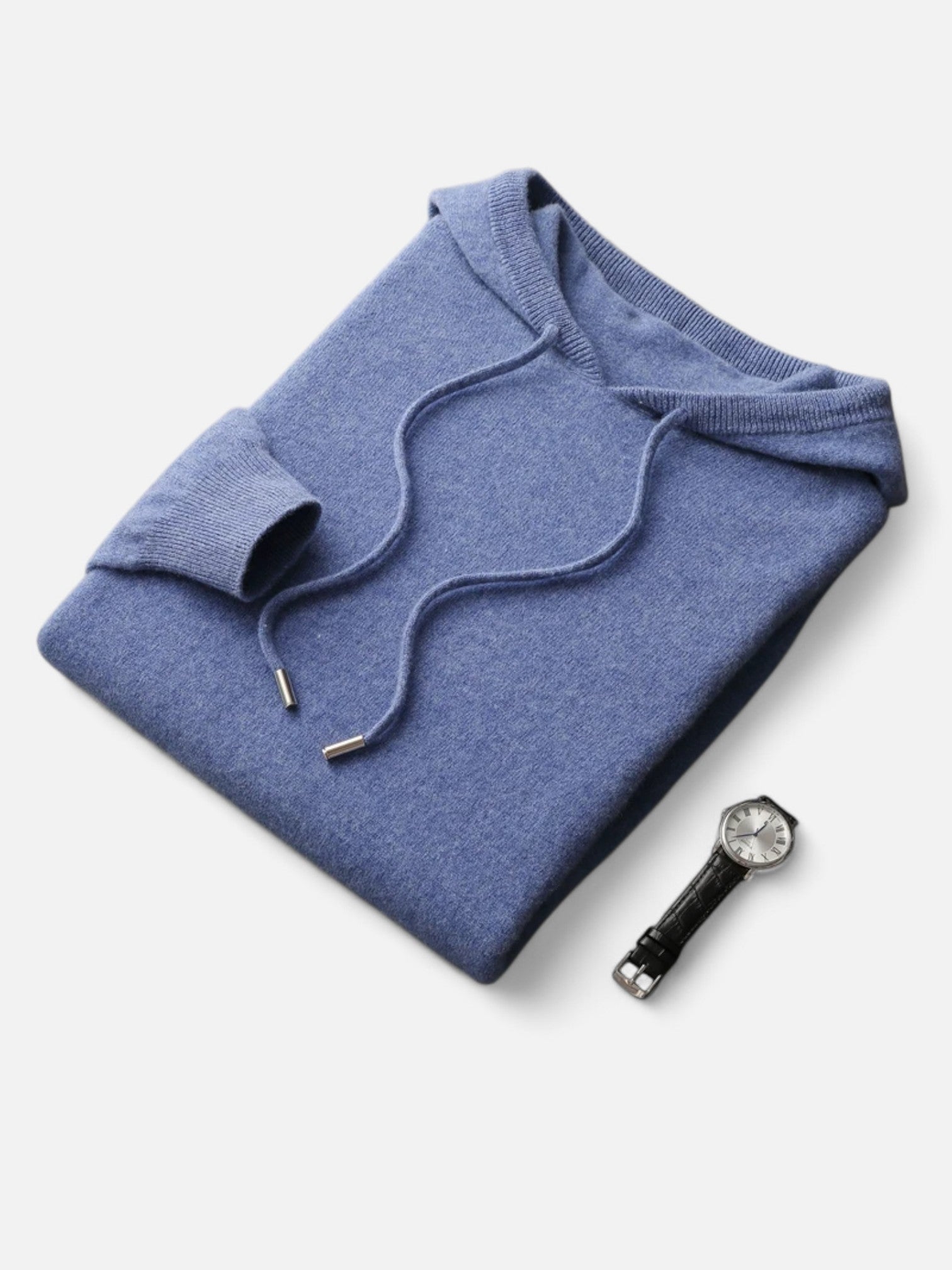 Maisonancien | Męska bluza z kapturem z wełny merino