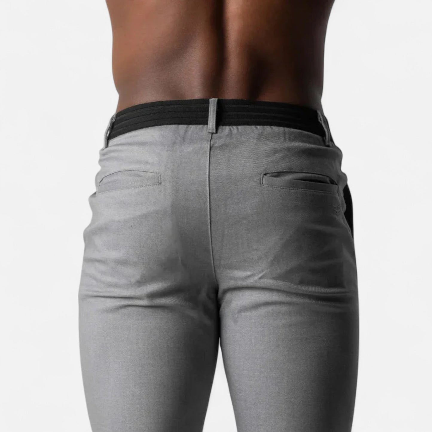 Maisonancien | Mężczyzna Slim-Fit Chinos z Elastycznego Materiału