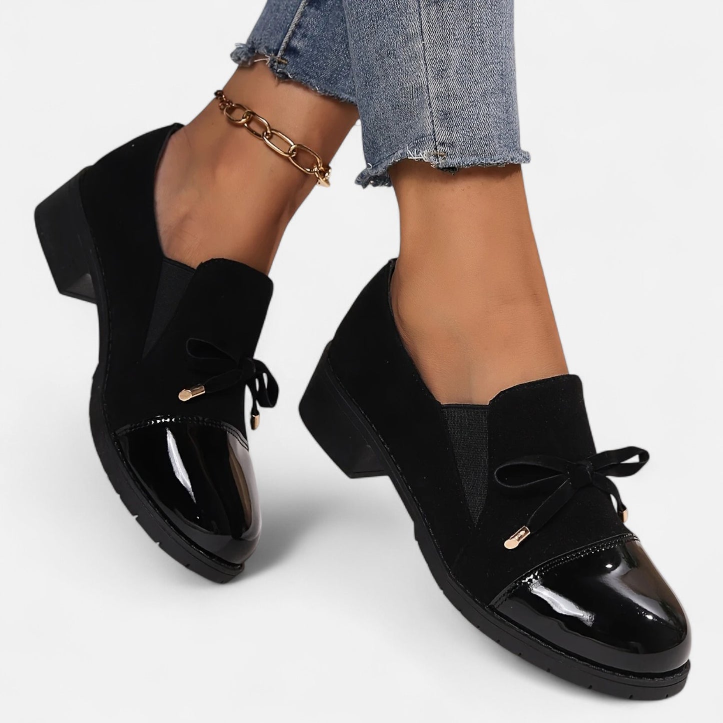 Maisonancien | Damskie loafersy Heritage – klasyczna kokarda