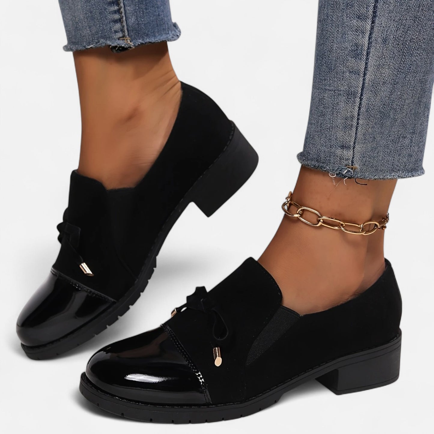 Maisonancien | Damskie loafersy Heritage – klasyczna kokarda