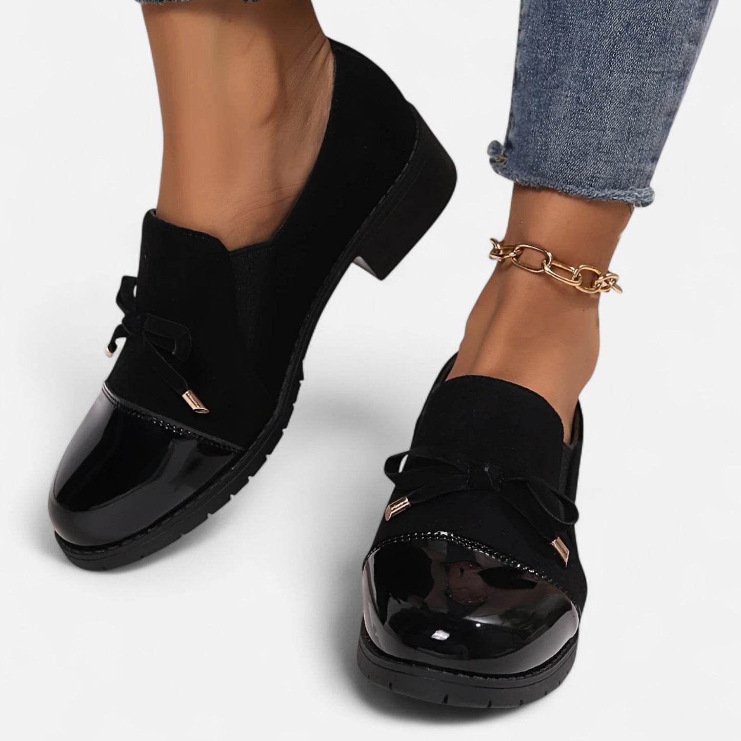 Maisonancien | Damskie loafersy Heritage – klasyczna kokarda