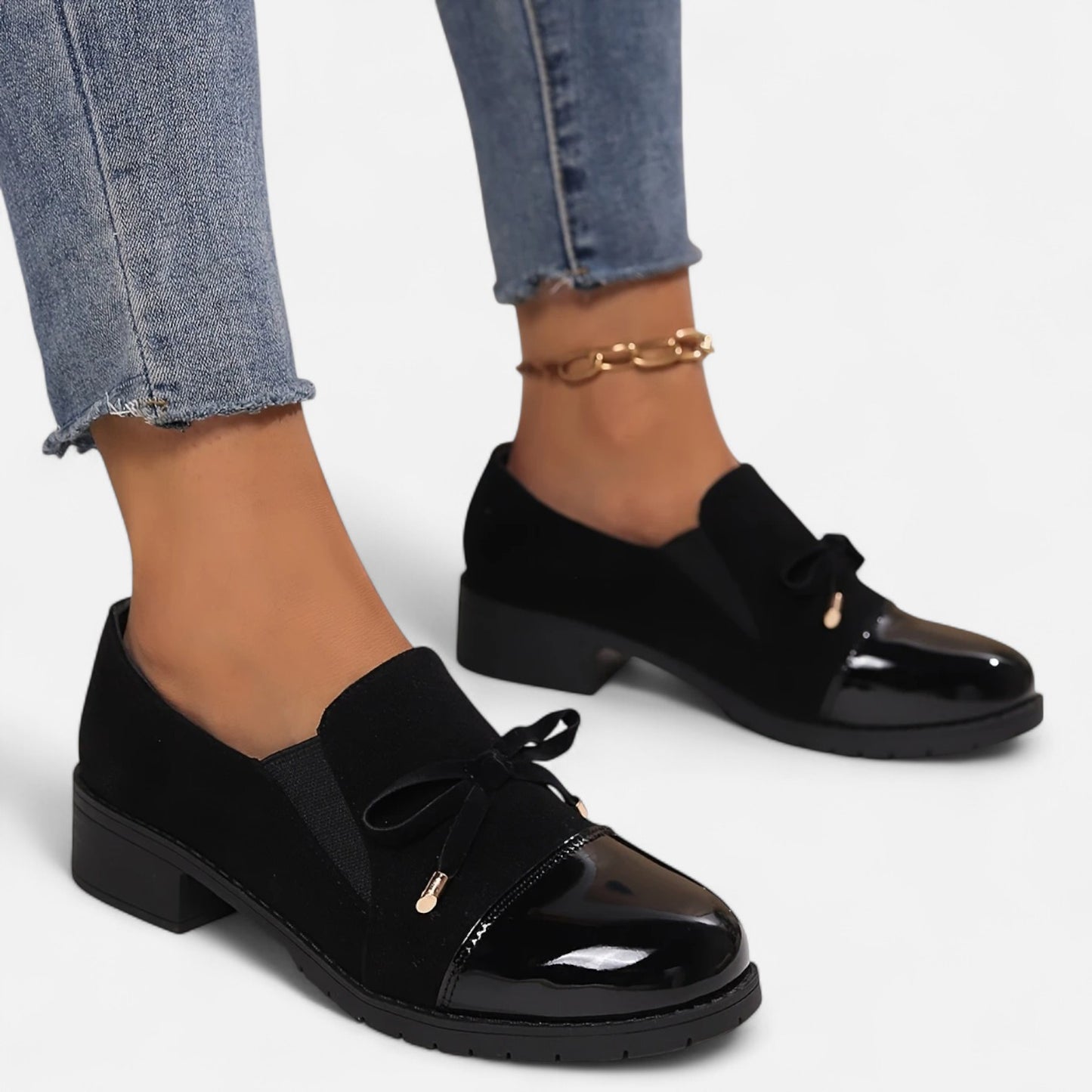 Maisonancien | Damskie loafersy Heritage – klasyczna kokarda